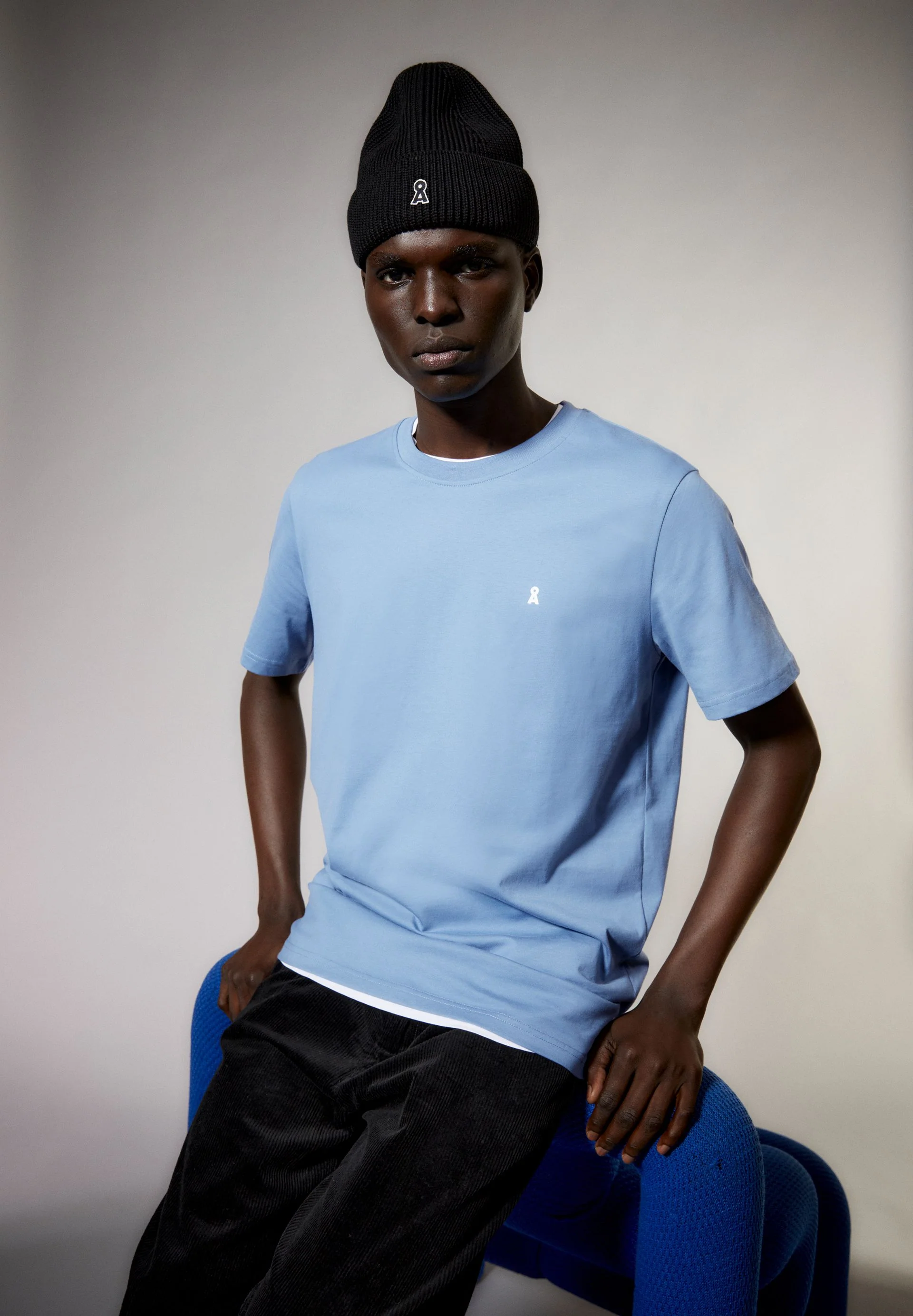 LAARON T-SHIRT | vintage blue - Image 4