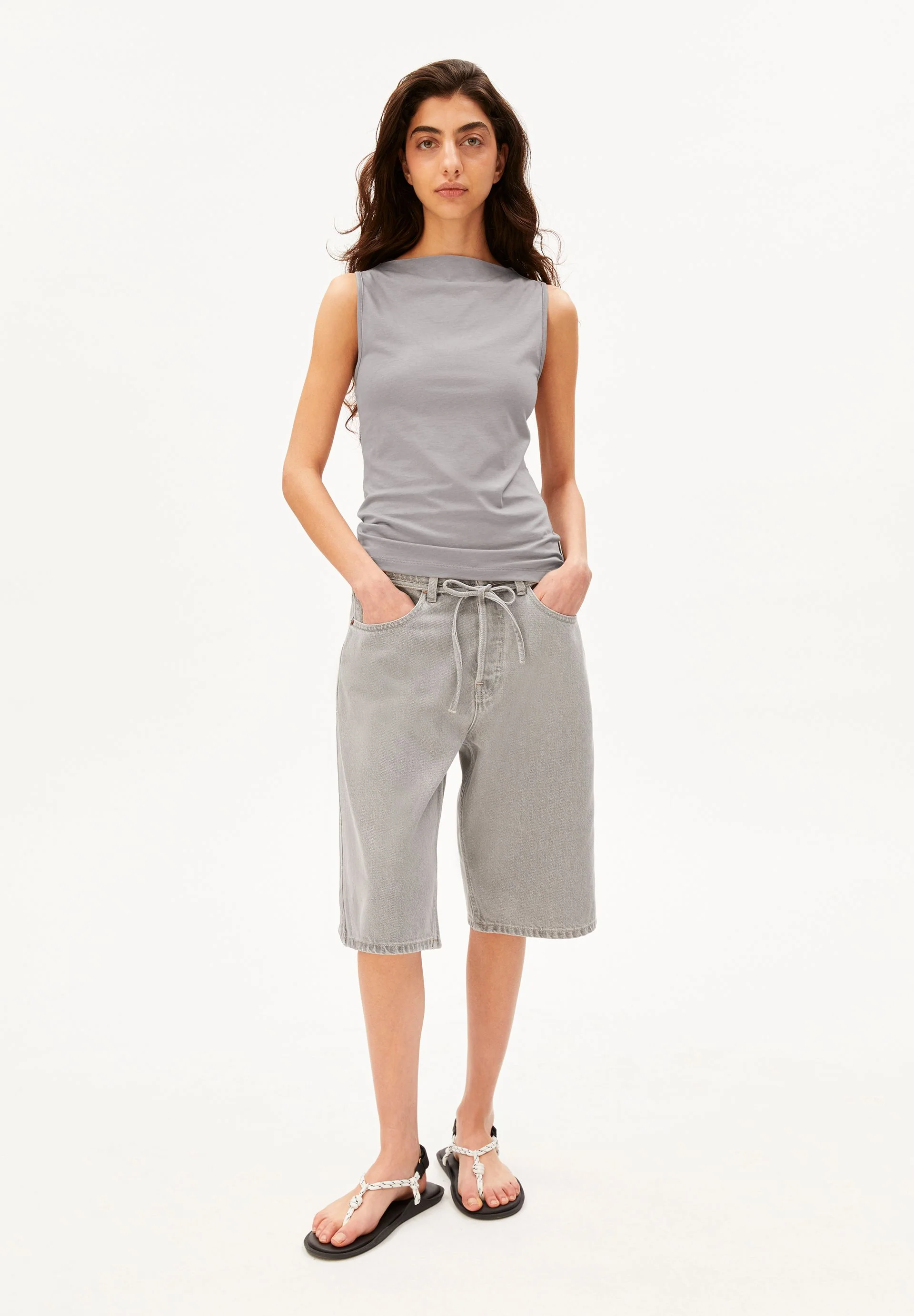 LAMINIAA TOP | seal grey - Image 5