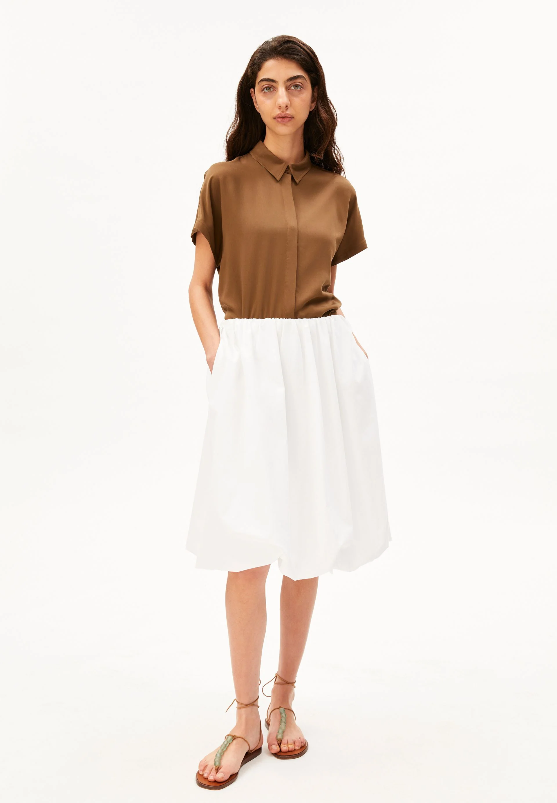 LARISAANA BLUSE | dried palm - Image 5