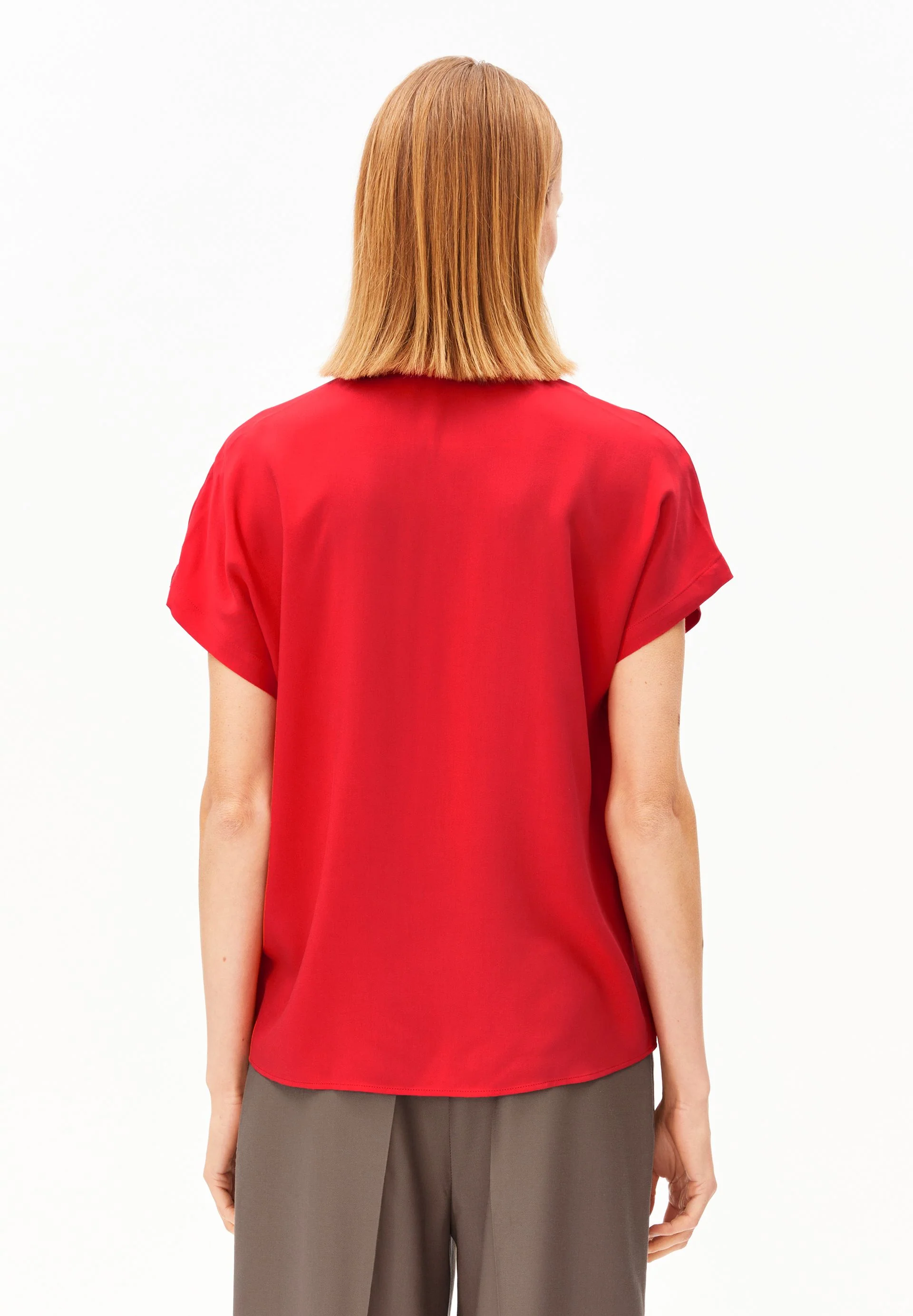 LARISAANA BLUSE | mars red - Image 2