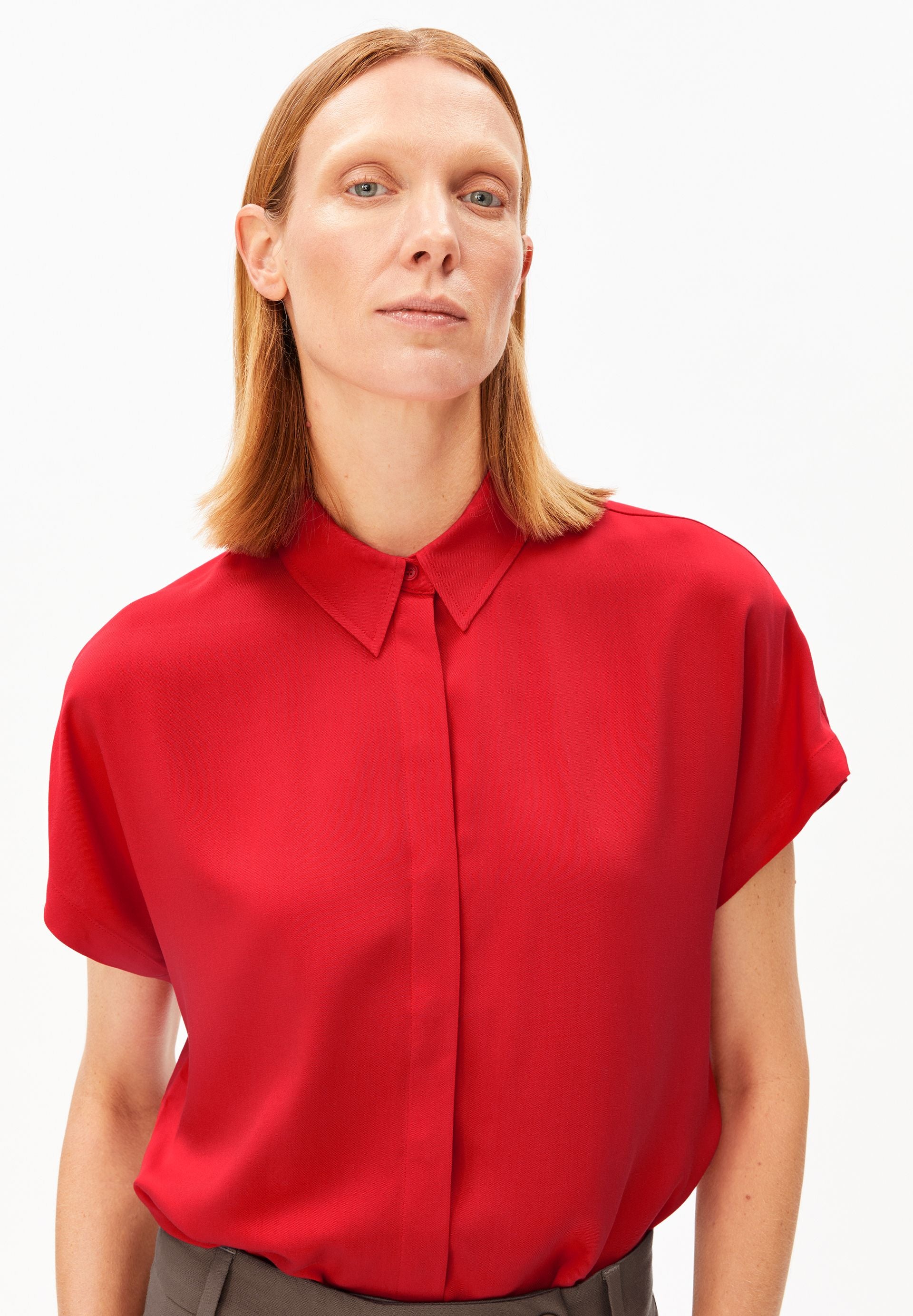 LARISAANA BLUSE | mars red - Image 3