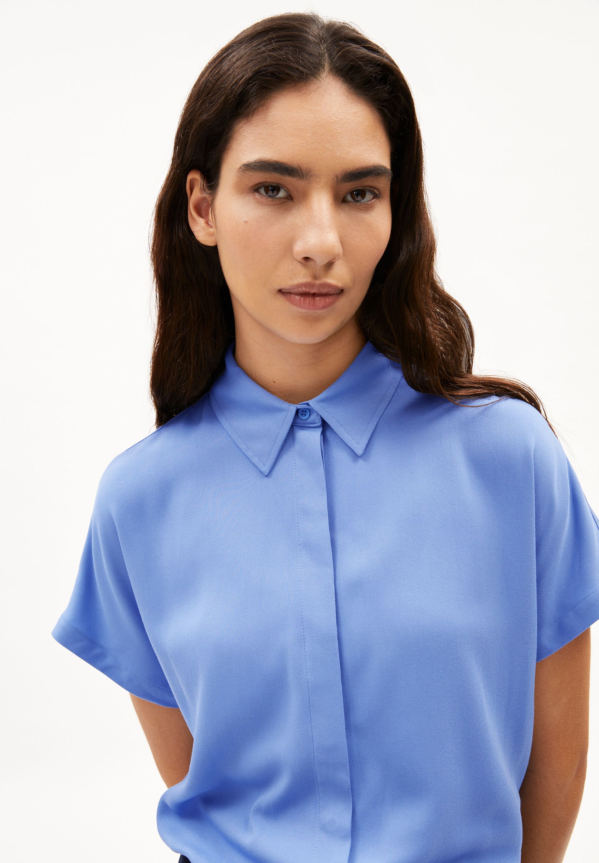 LARISAANA BLUSE | blue bloom - Image 3
