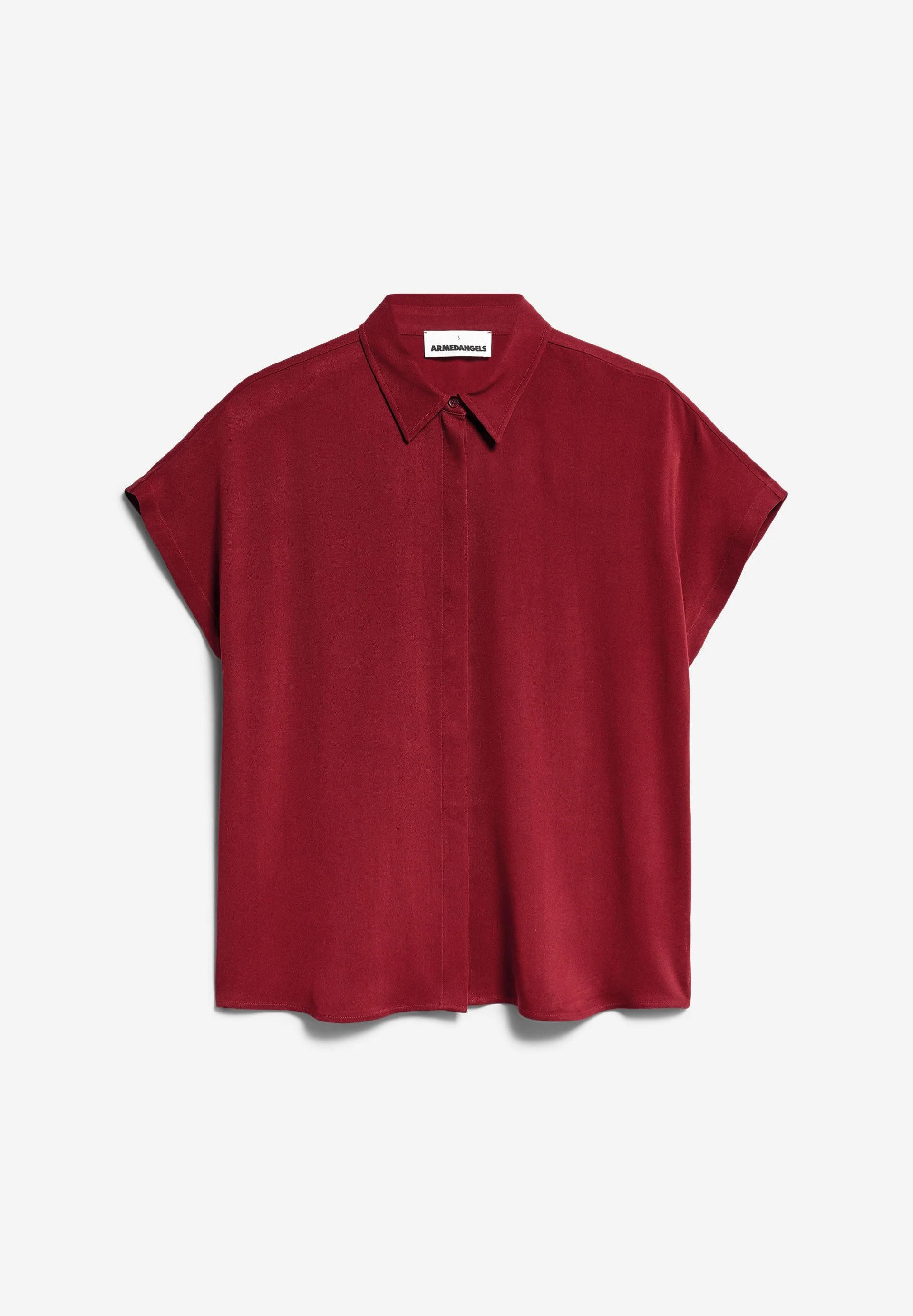 LARISAANA BLUSE | dark crimson - Image 6