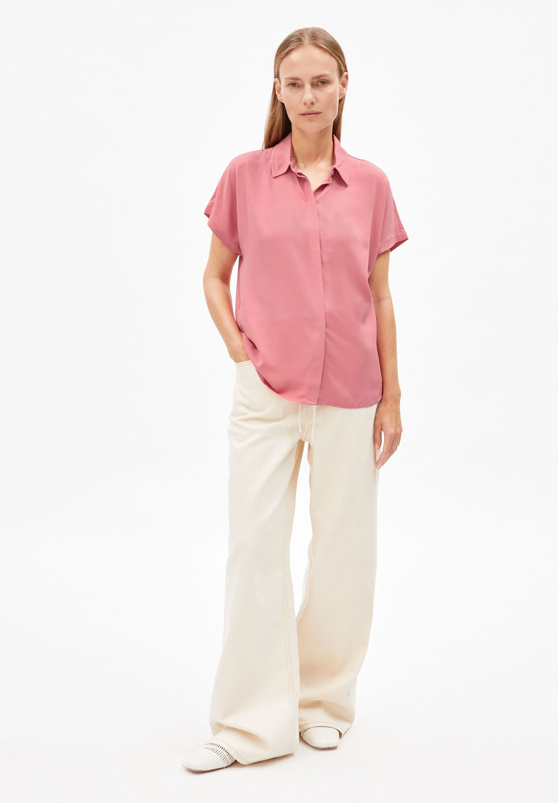 LARISAANA BLUSE | dark peony - Image 5