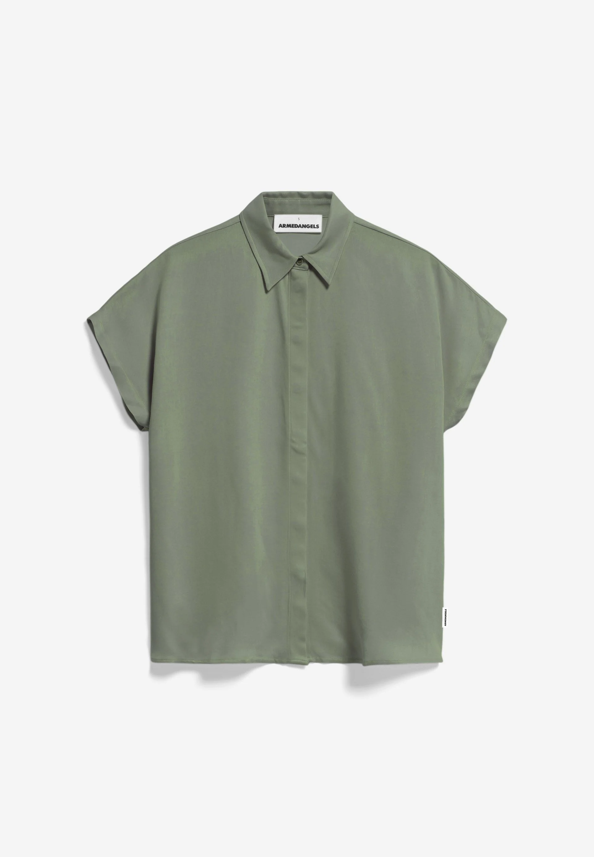 LARISAANA BLUSE | grey green - Image 6
