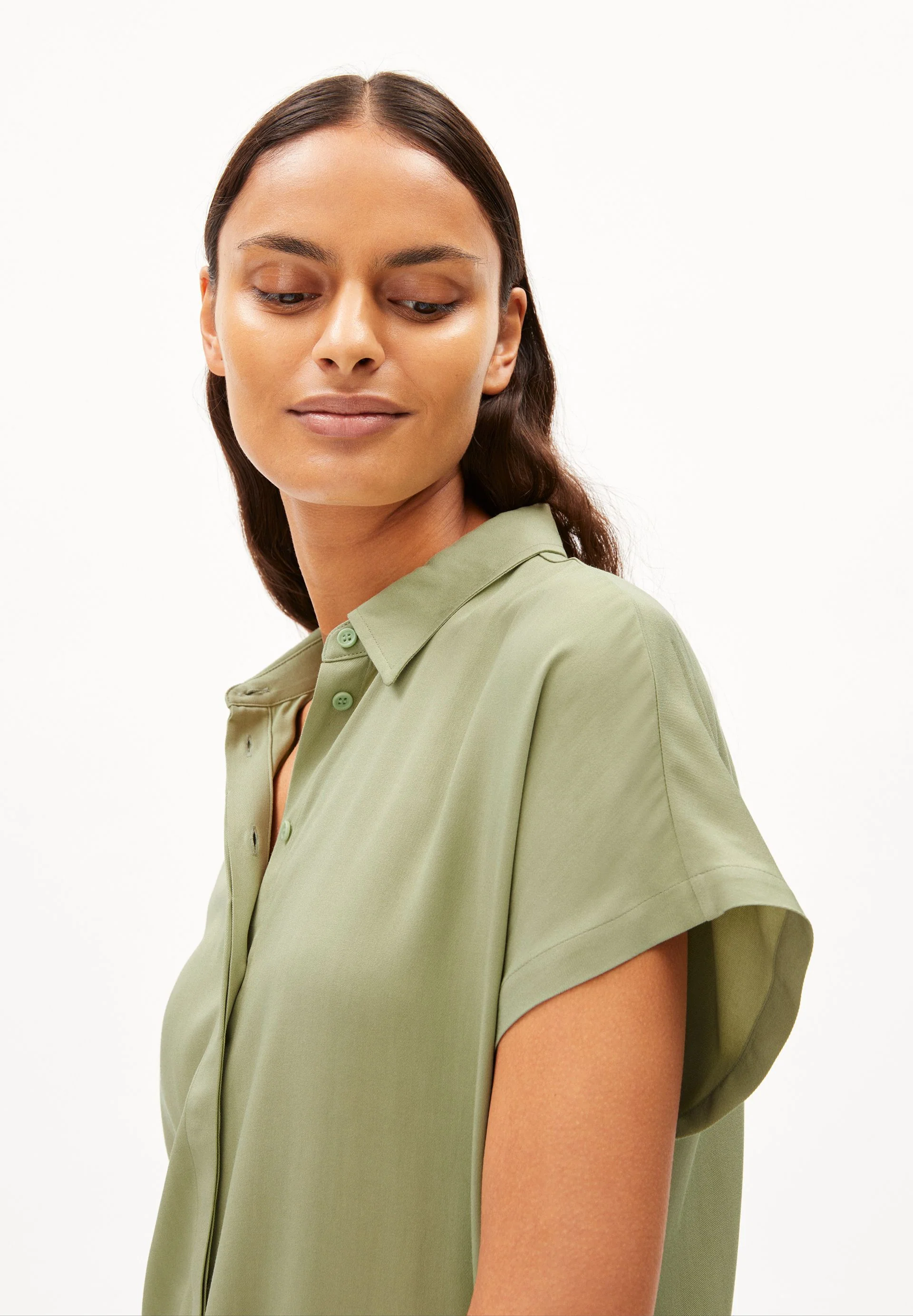 LARISAANA BLUSE | light matcha - Image 3