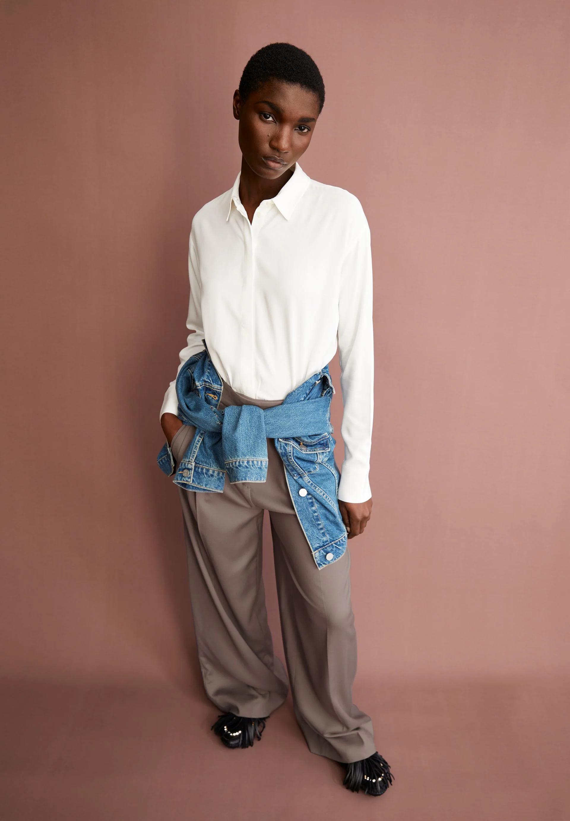 LARISAANA LANGARMBLUSE | off white - Image 4