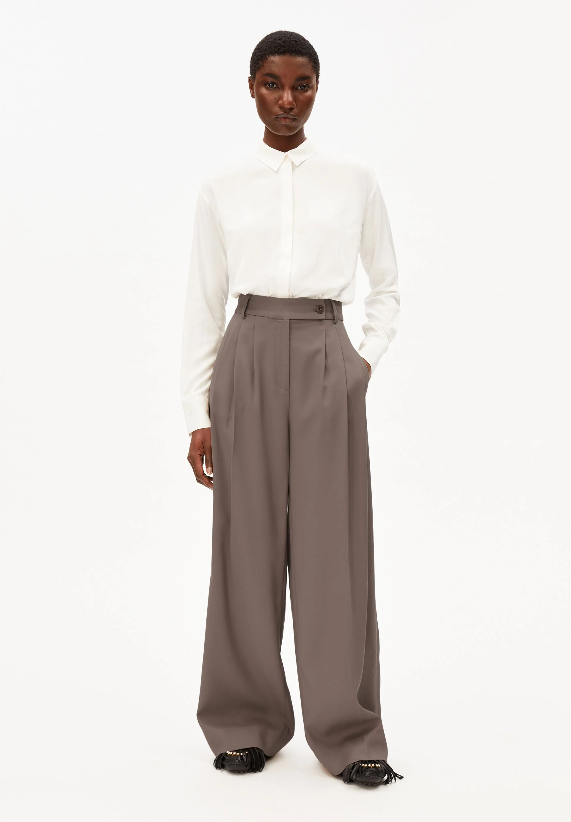 LARISAANA LANGARMBLUSE | off white - Image 5