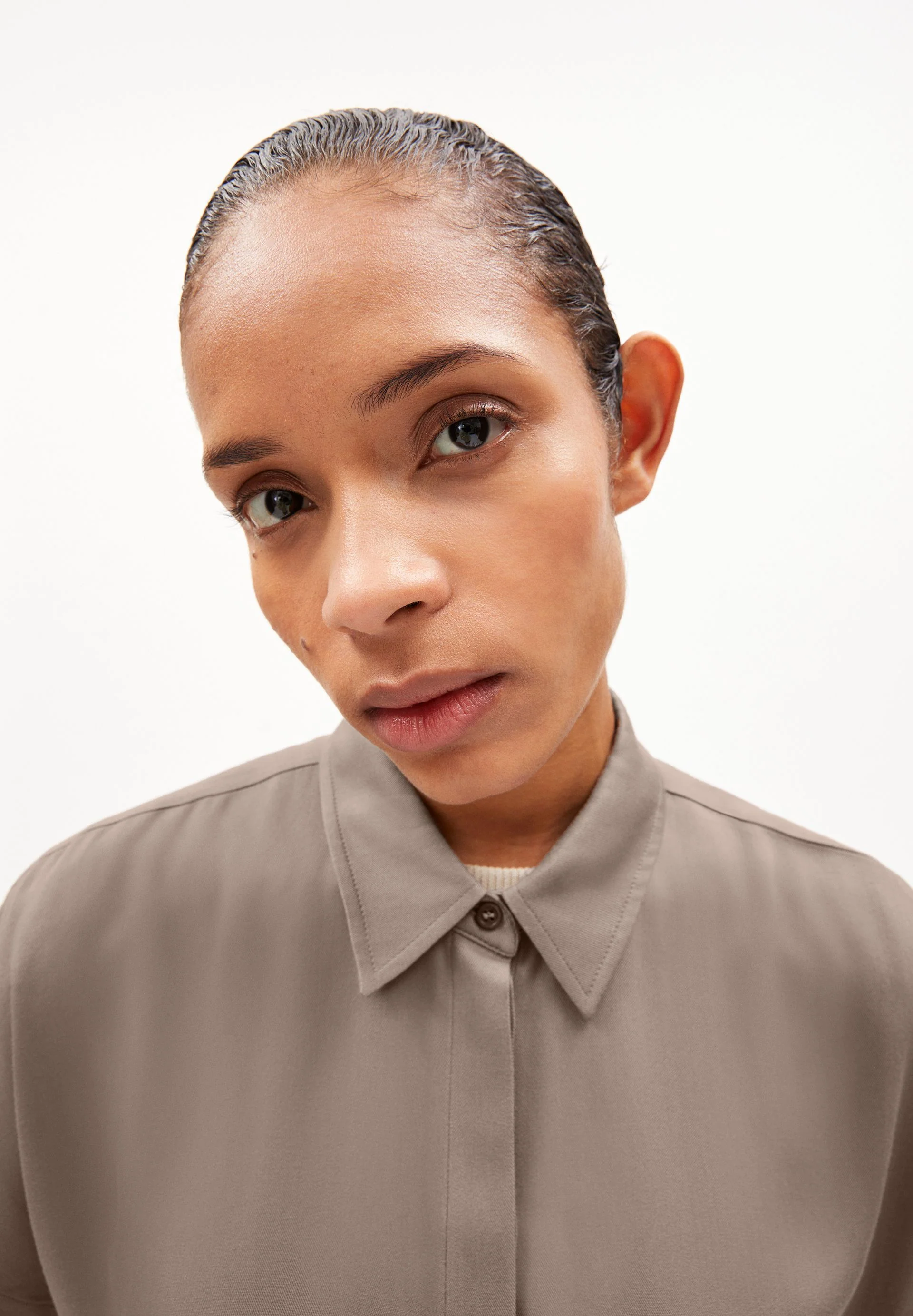 LARISAANA BLUSE | muddy water - Image 3