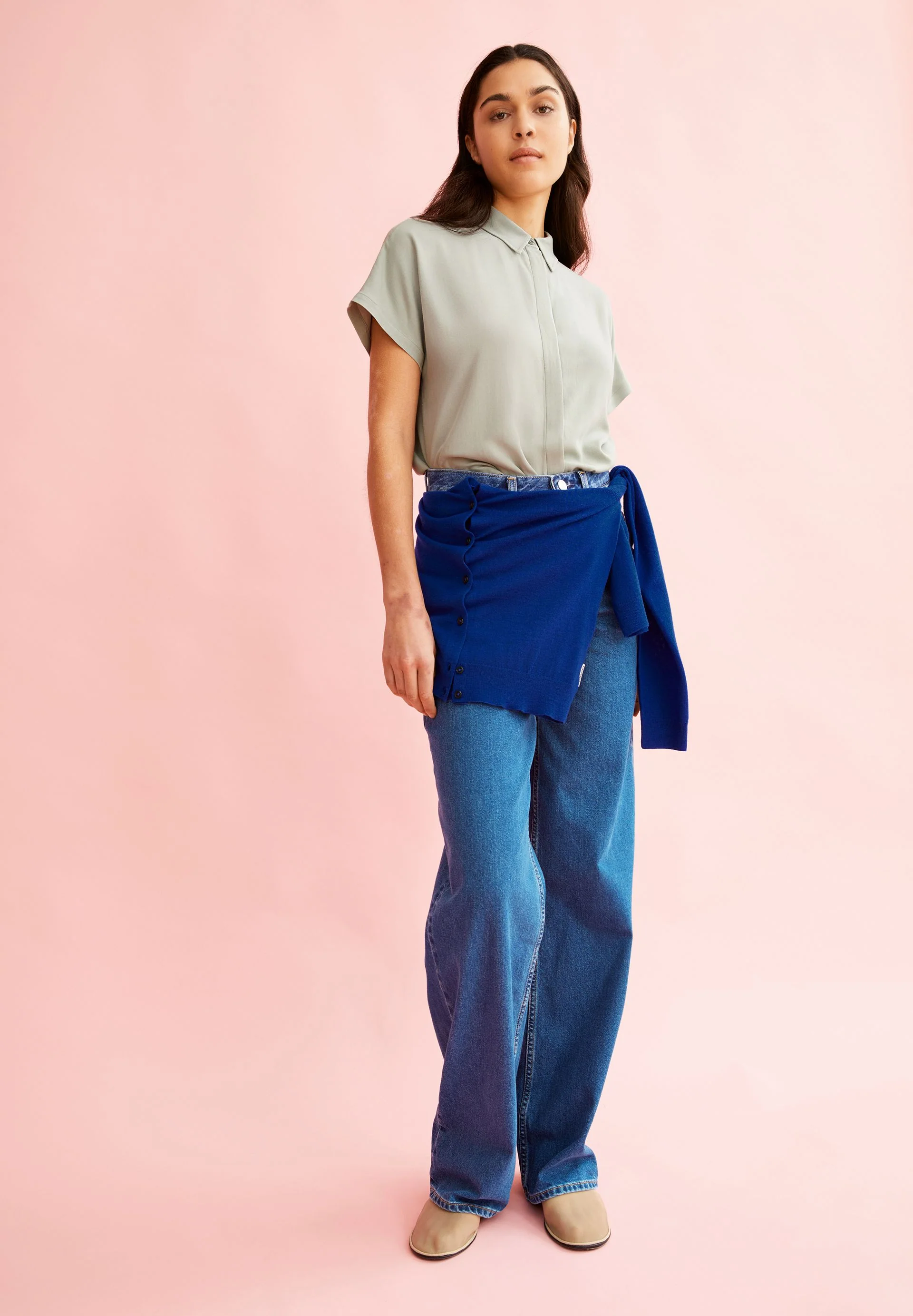 LARISAANA BLUSE | seagreen - Image 4