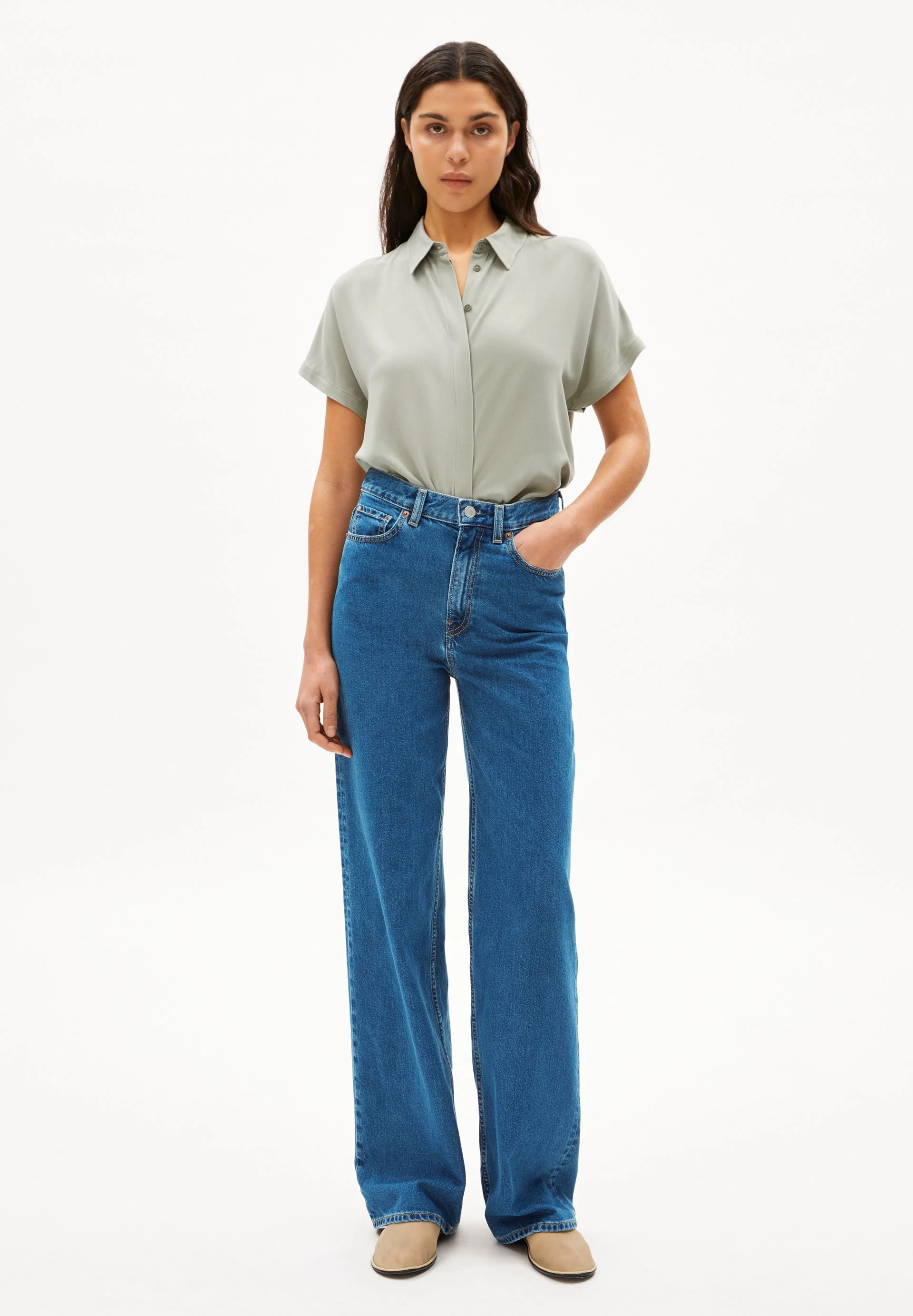 LARISAANA BLUSE | seagreen - Image 5