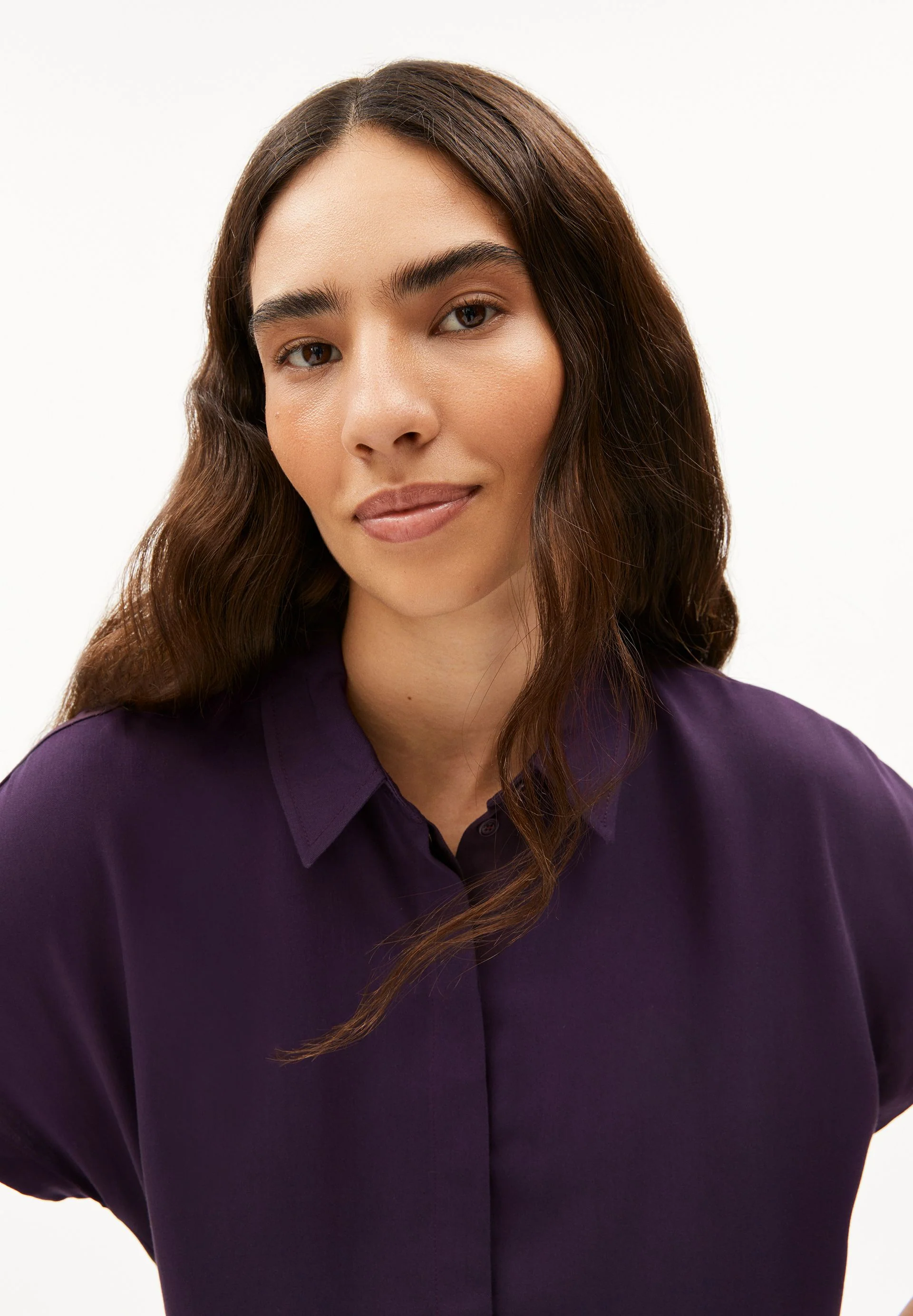 LARISAANA BLUSE | vivid violet - Image 3