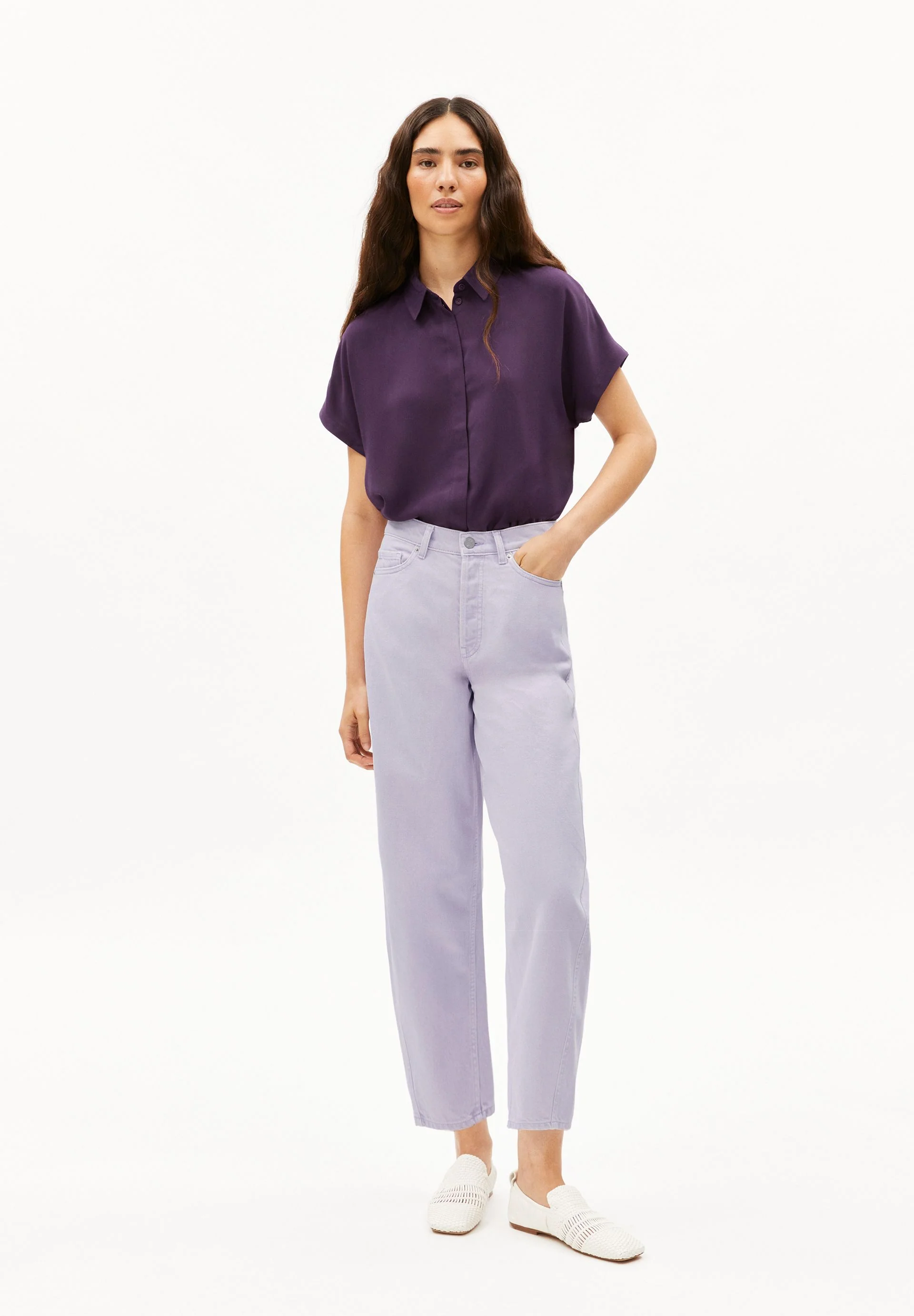 LARISAANA BLUSE | vivid violet - Image 5