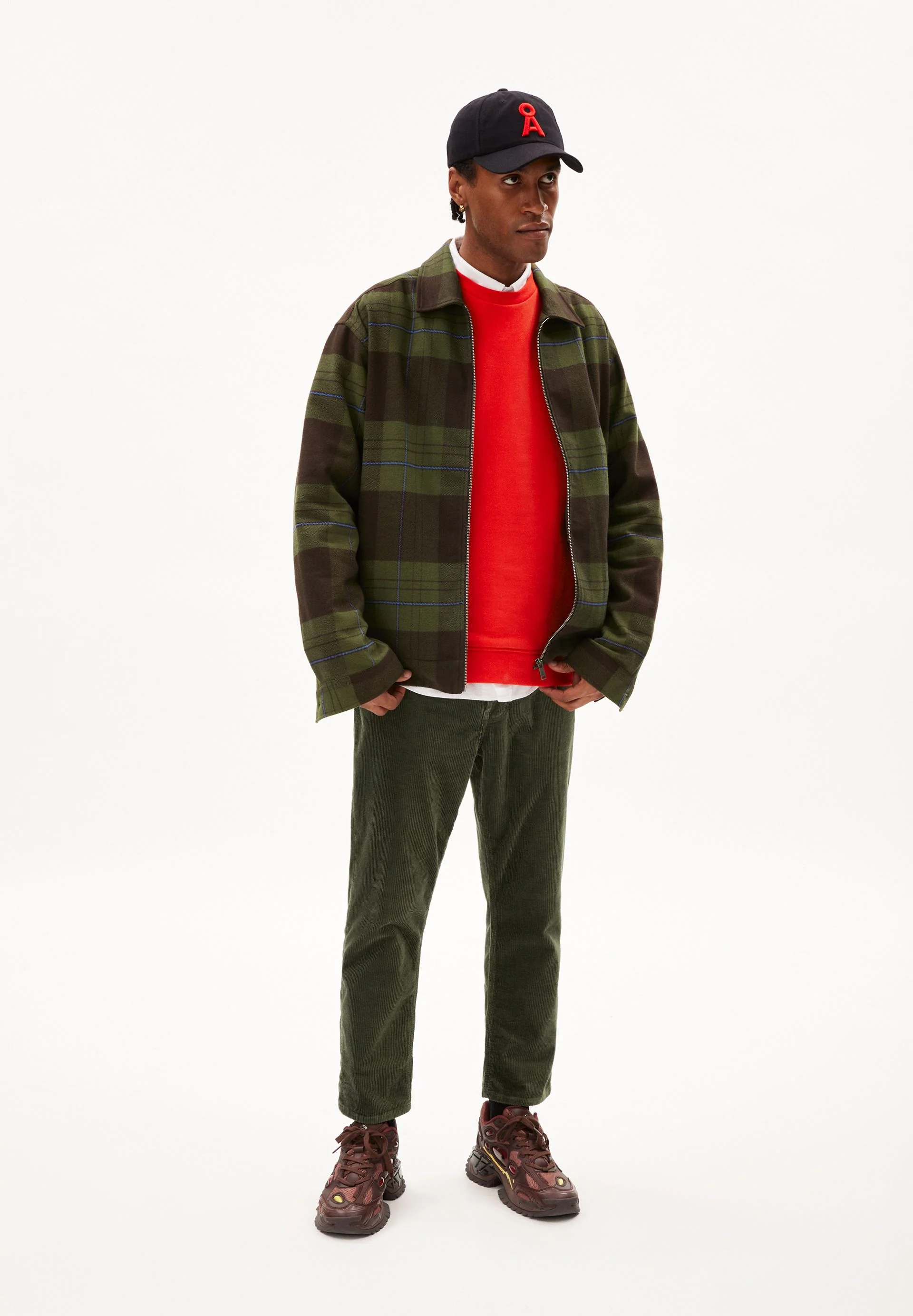 LAVAAS CHECK | dark swamp-light carbon green - Image 5