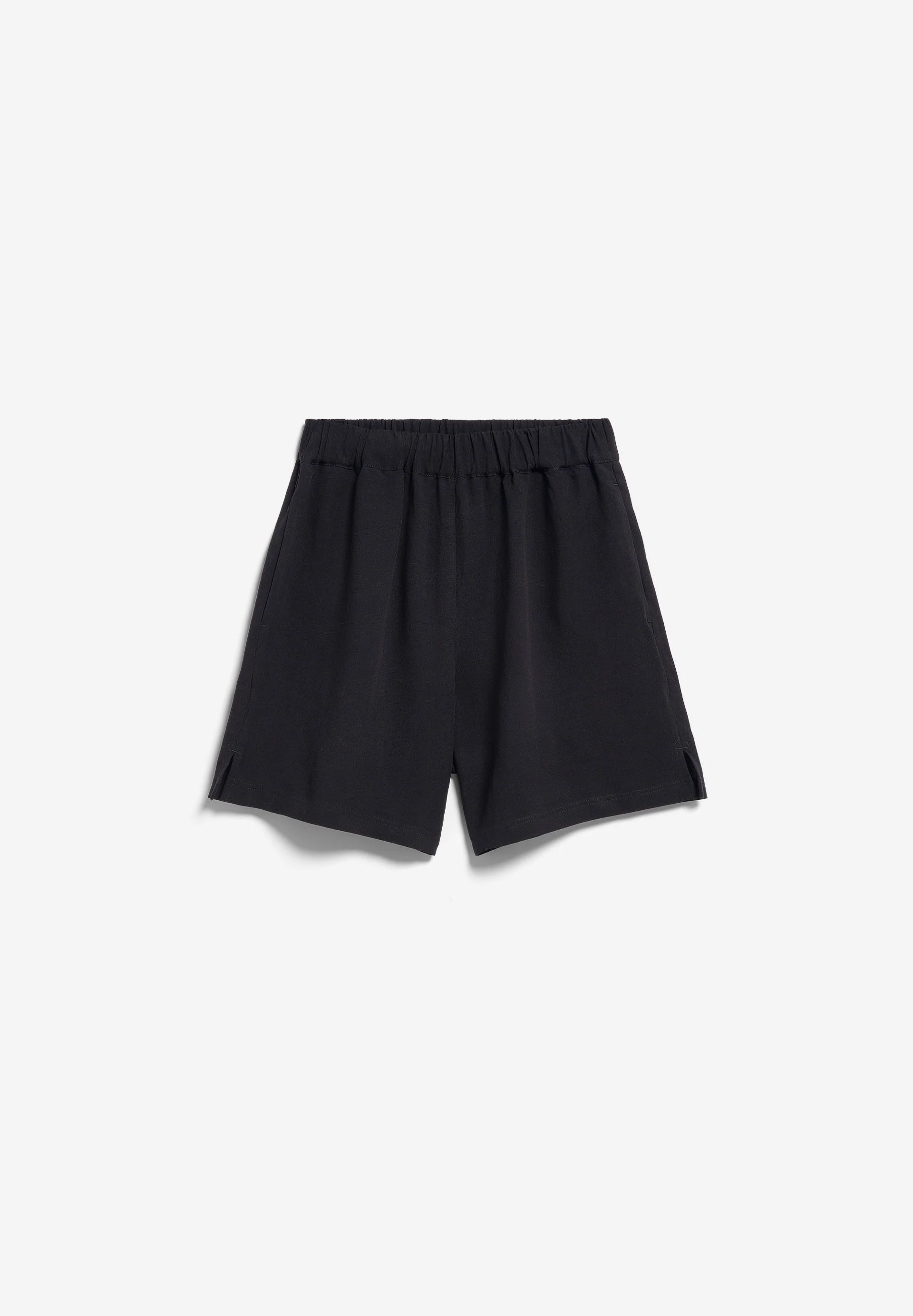 LEINEN-MIX PULL-ON SHORTS | black - Image 6