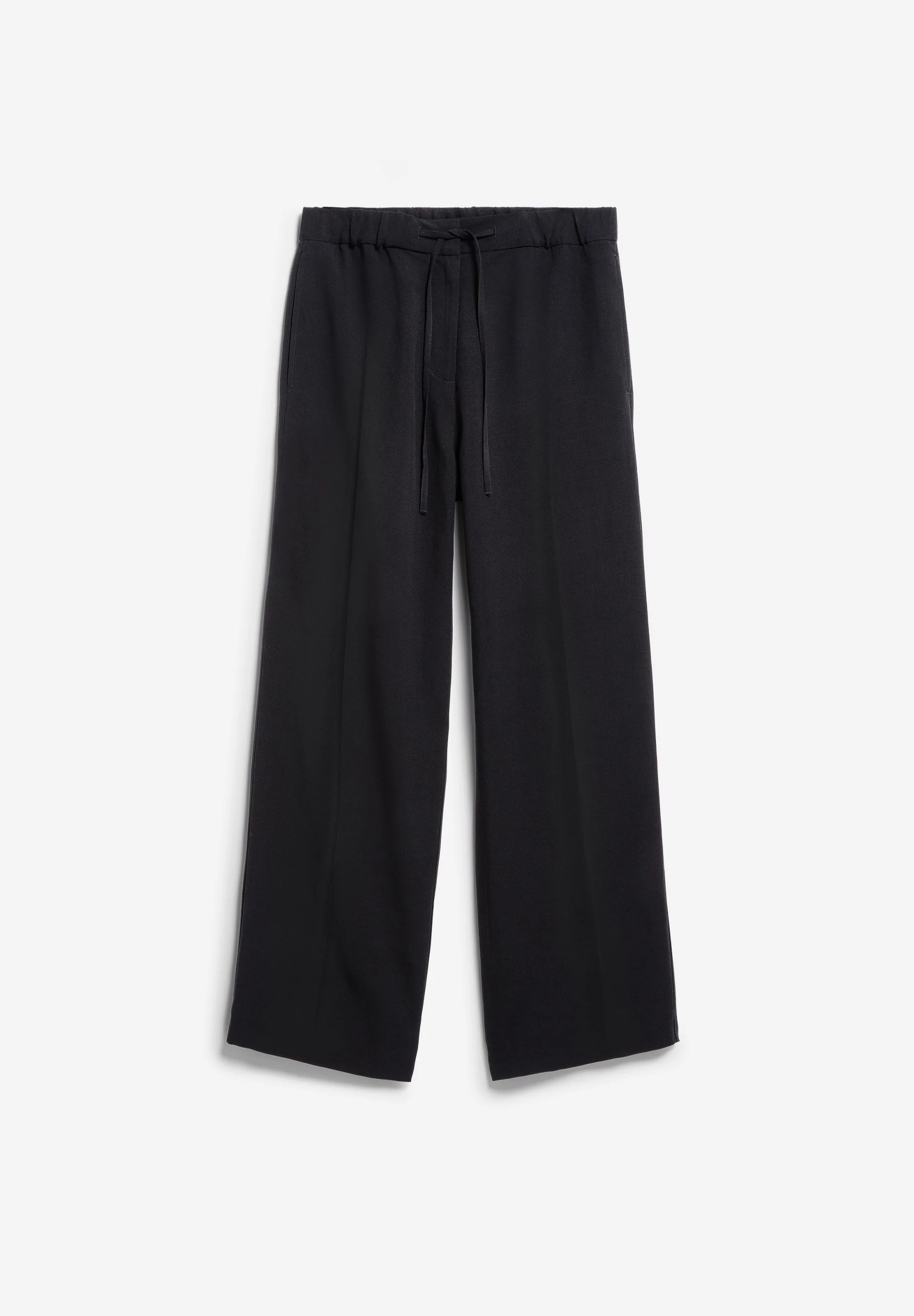 LEINEN-MIX STRAIGHT LEG HOSE | black - Image 6