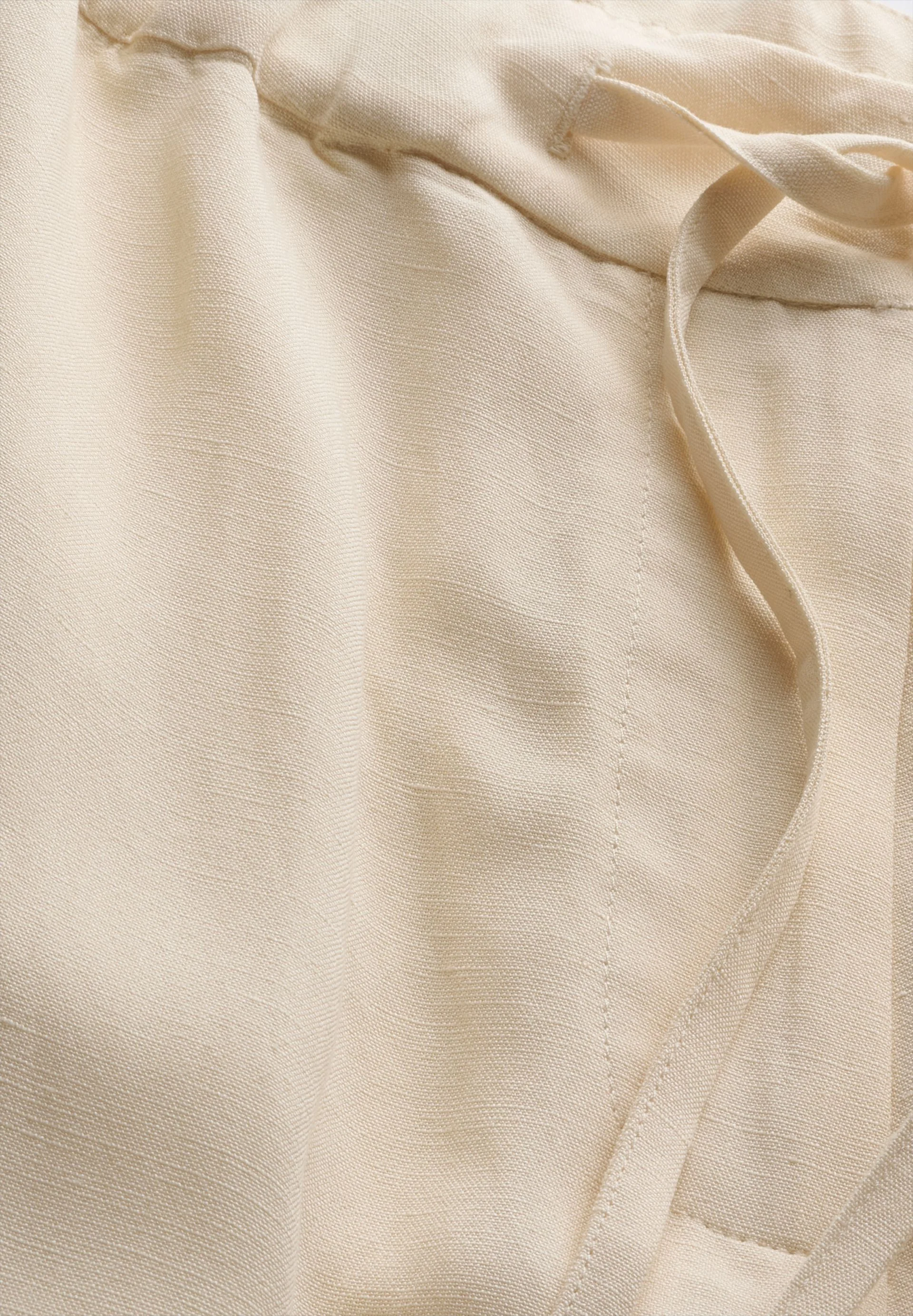 LEINEN-MIX STRAIGHT LEG HOSE | oatmilk - Image 6