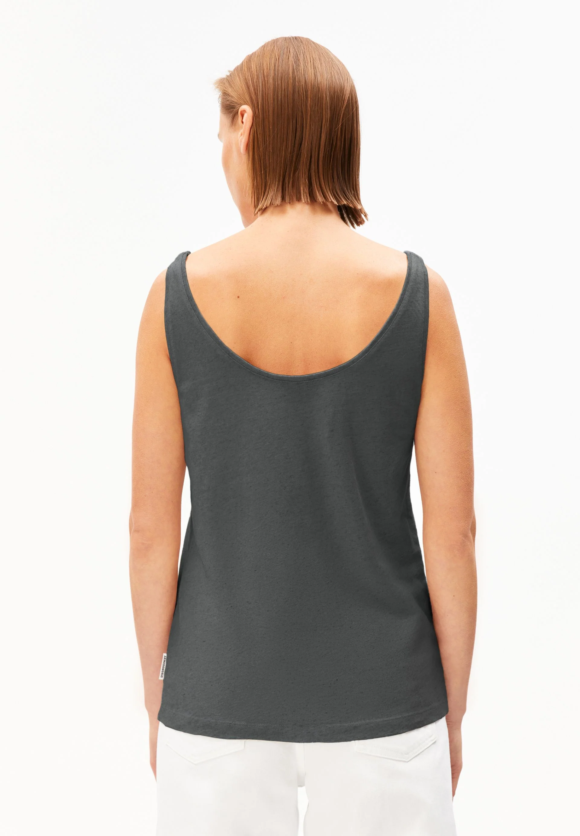 LEINEN-MIX TOP | space steel - Image 2