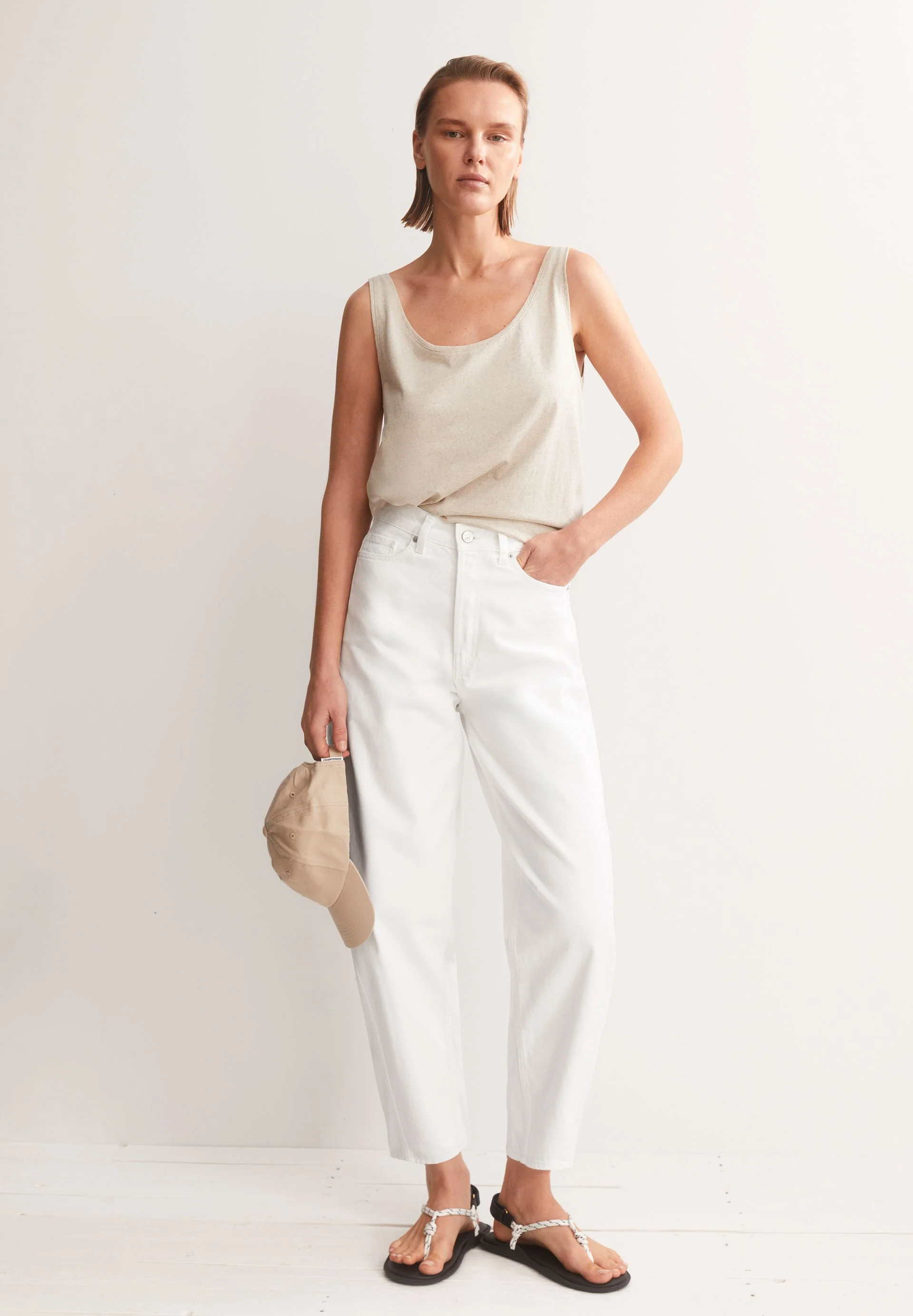 LEINEN-MIX TOP | undyed - Image 4