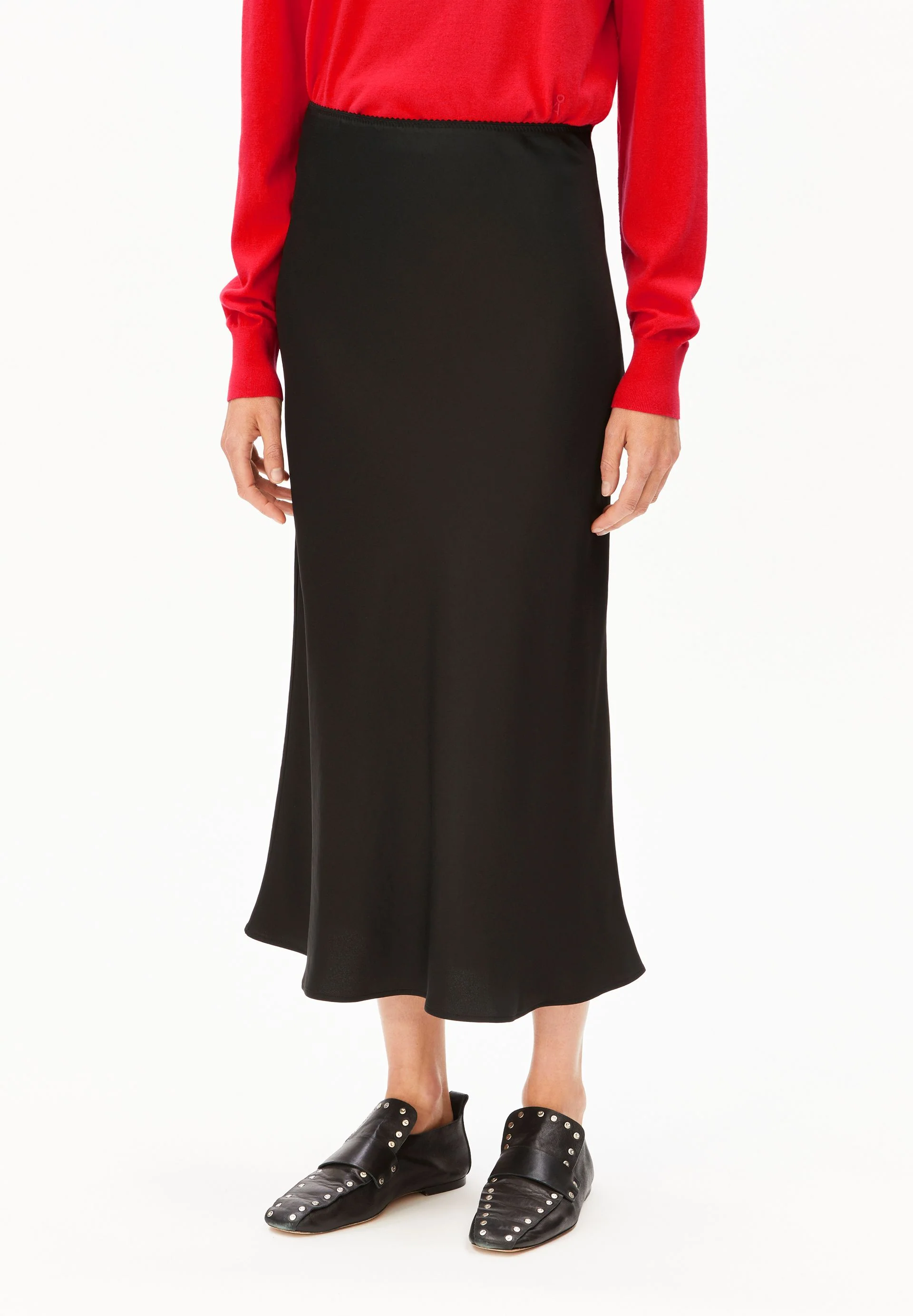 LENOVAA SATIN SLIP-SKIRT - Image 2