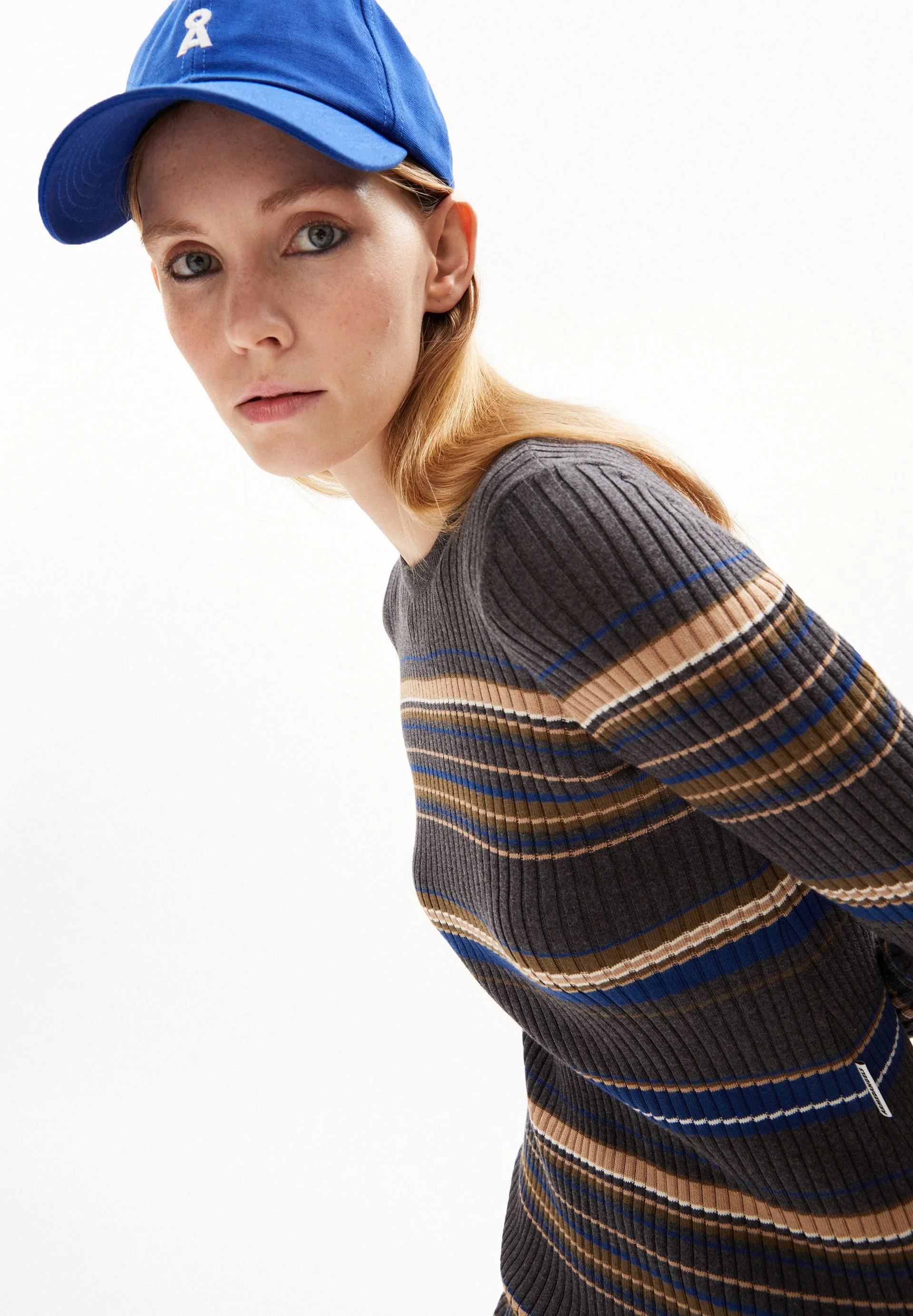 LIAA RN STRIPES | steel melange-faded indigo - Image 3