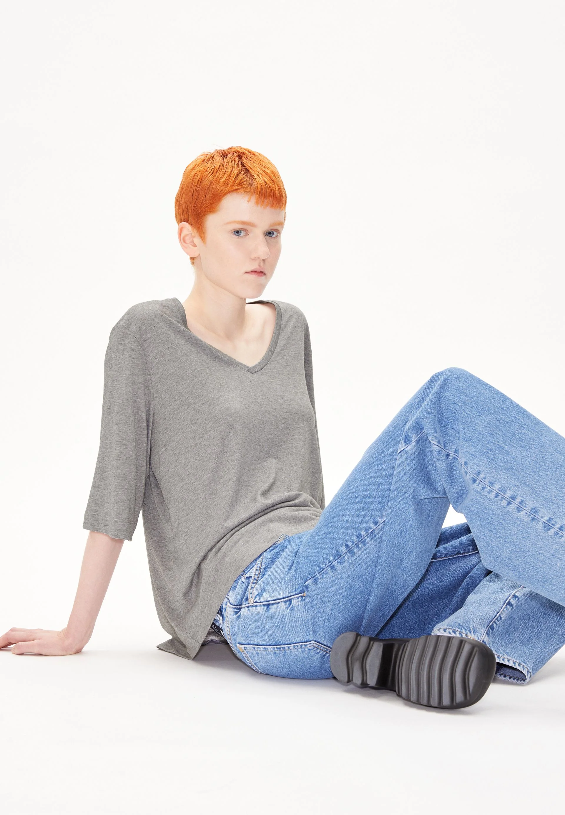 LIANAA | mid grey melange - Image 4