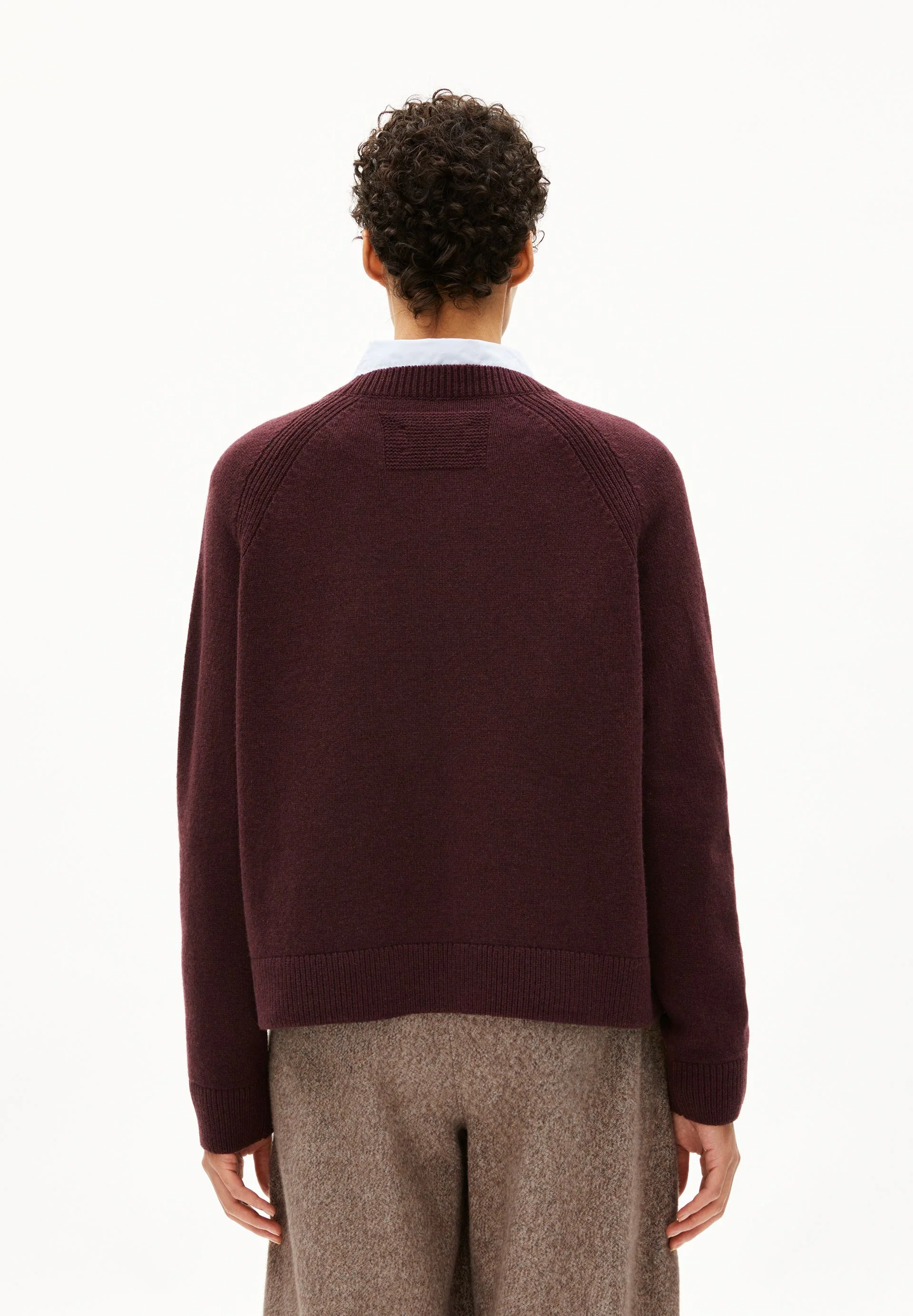 LILIRIAA REGLANA STRICKPULLOVER | dark cranberry - Image 2