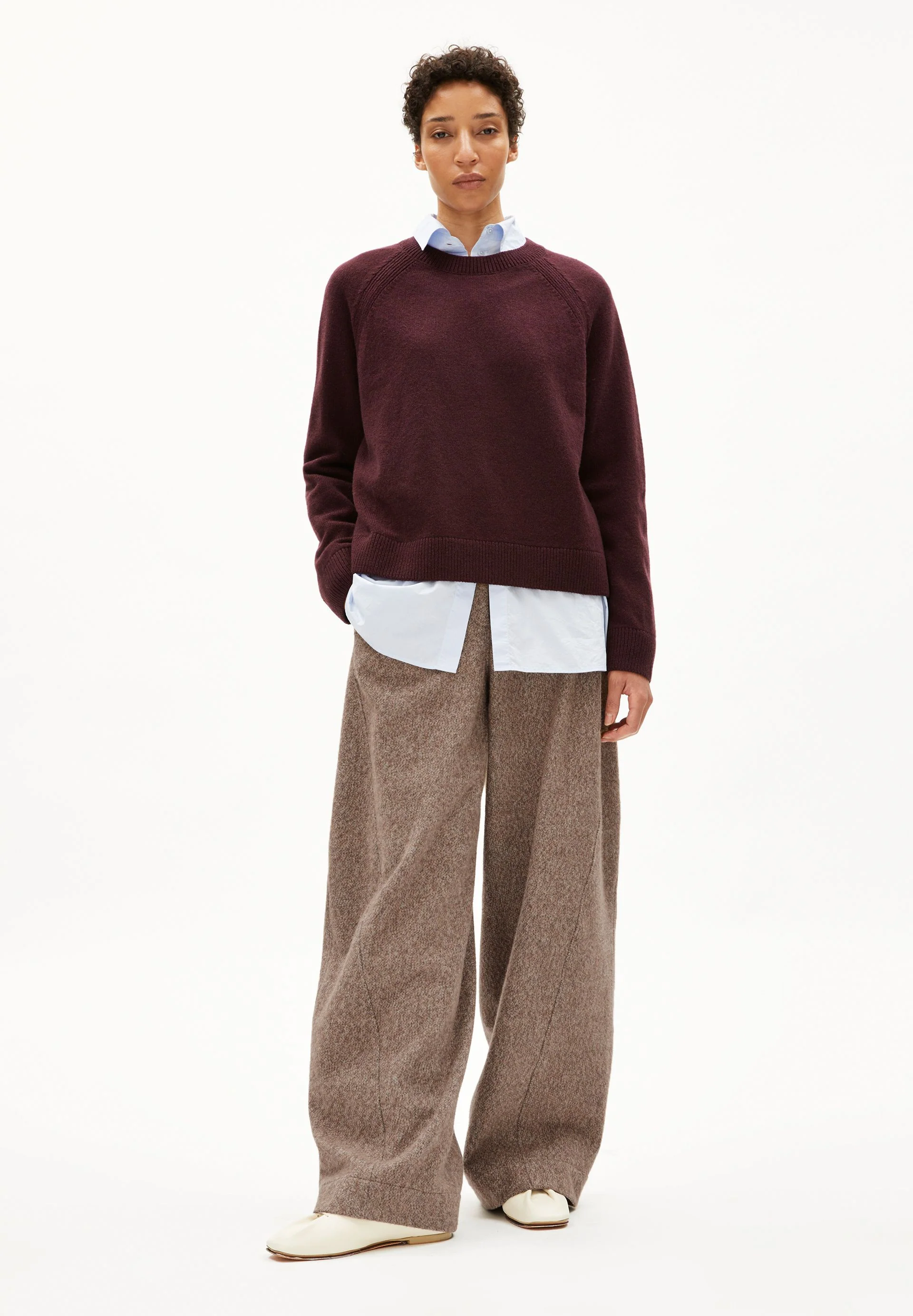 LILIRIAA REGLANA STRICKPULLOVER | dark cranberry - Image 5
