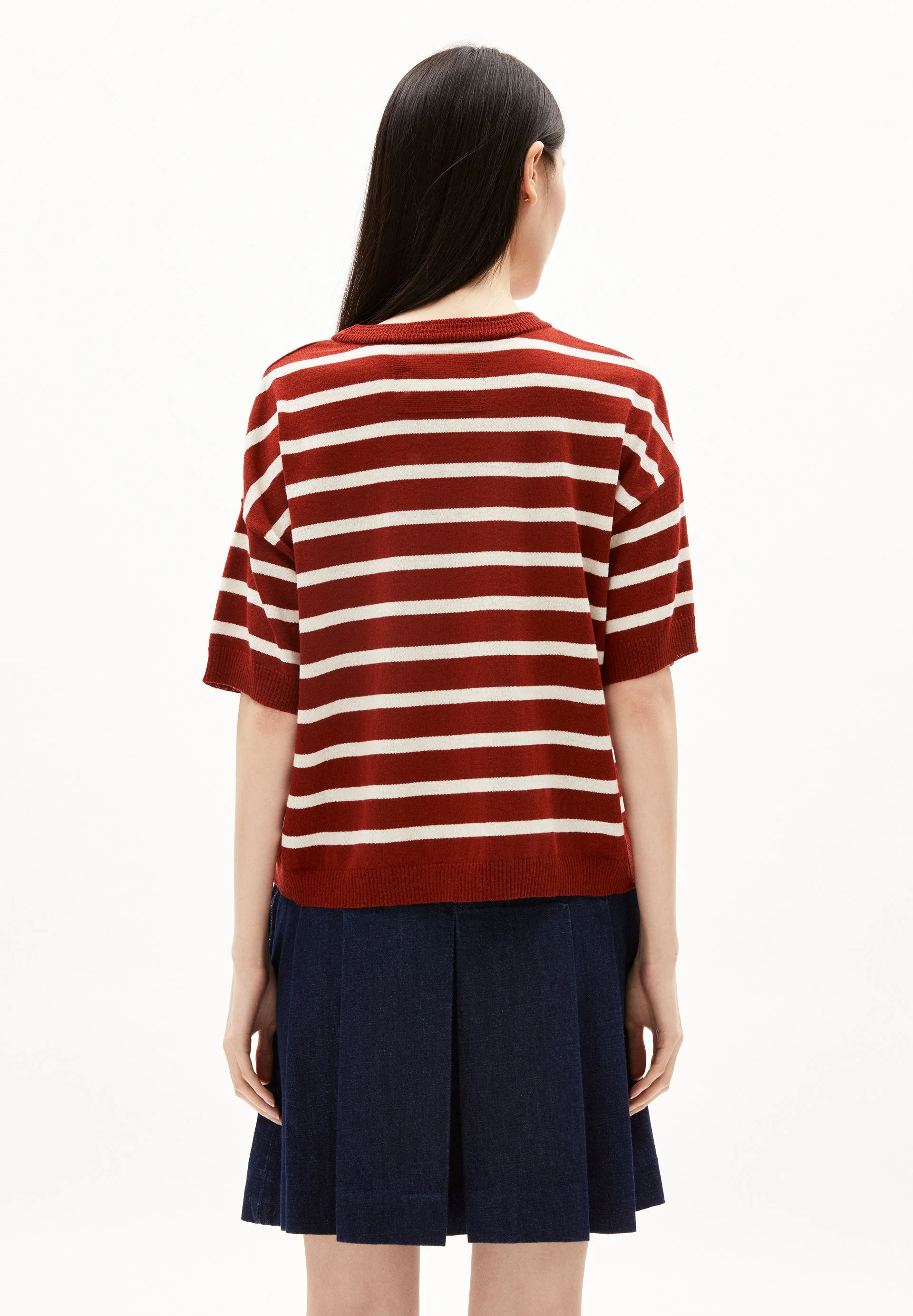 LILLAAS STRIPES | dark crimson-off white - Image 2