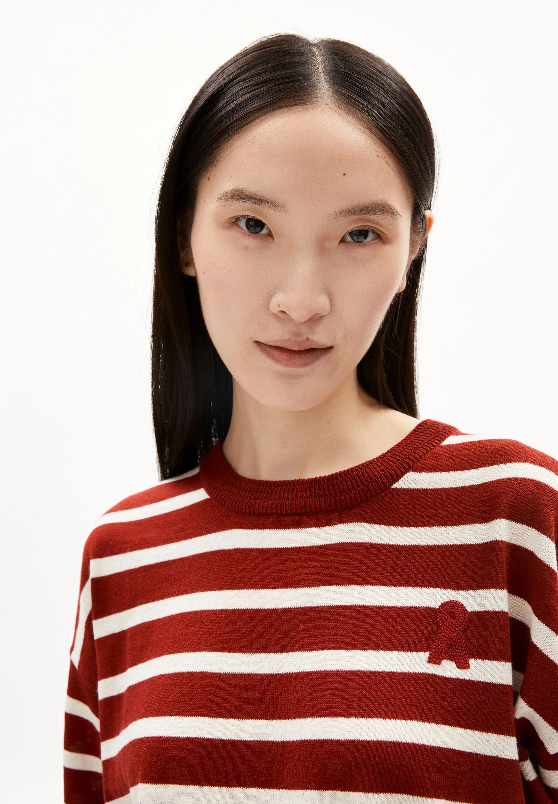 LILLAAS STRIPES | dark crimson-off white - Image 3