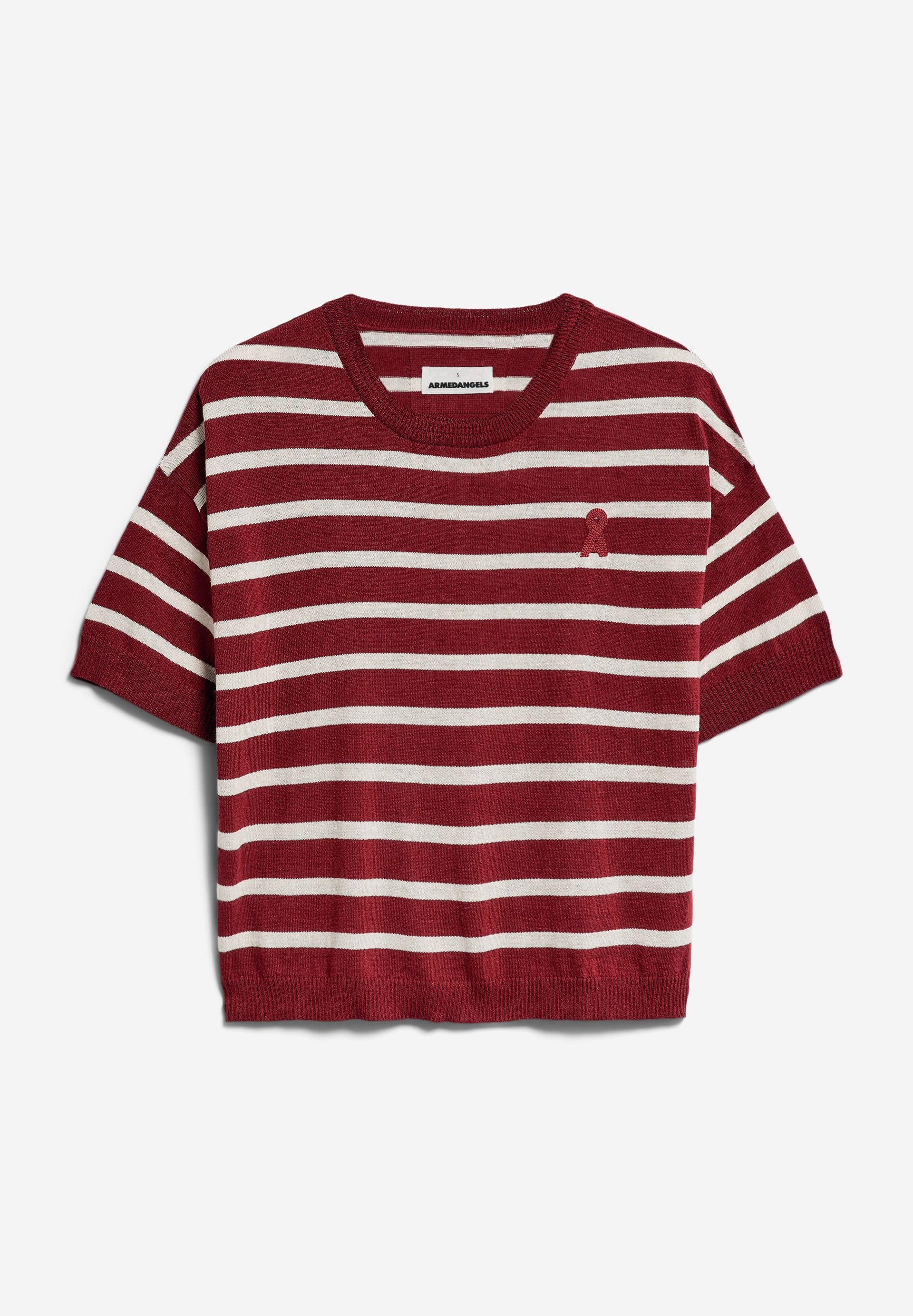 LILLAAS STRIPES | dark crimson-off white - Image 6