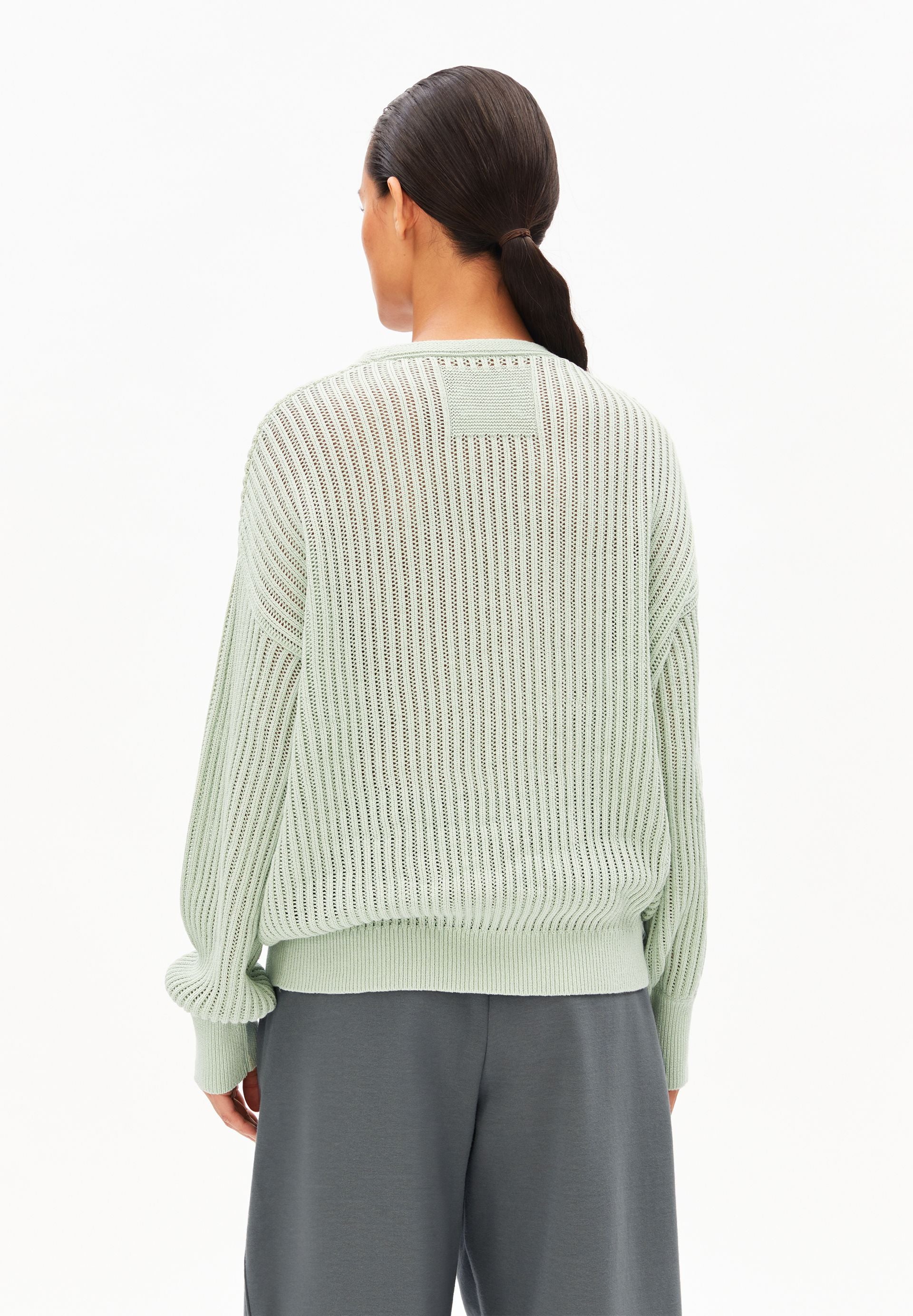 LEINEN-MIX STRICKPULLOVER | foam - Image 2