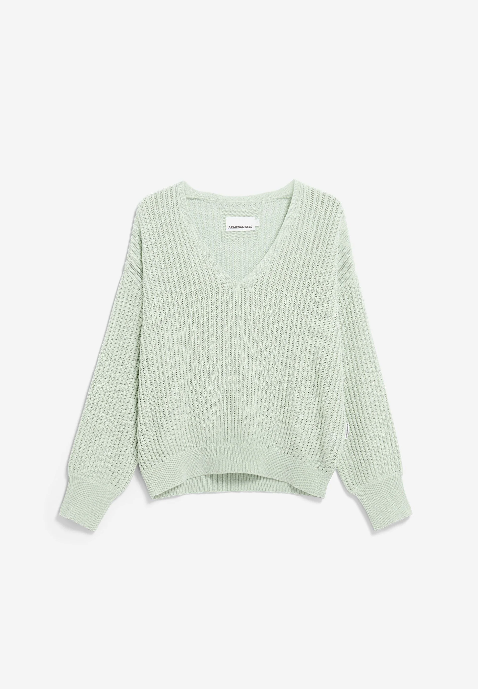 LEINEN-MIX STRICKPULLOVER | foam - Image 7