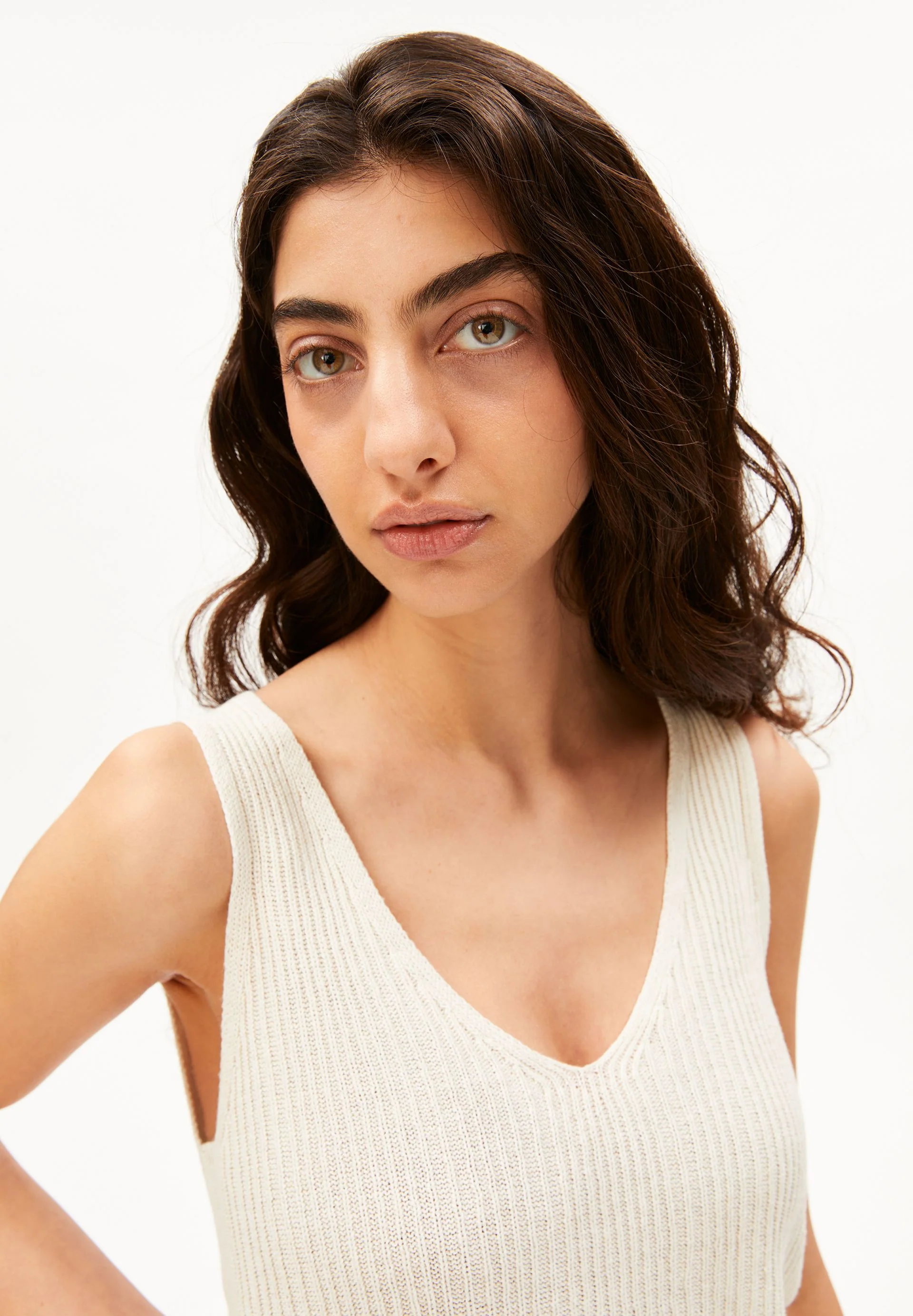 LEINEN-MIX STRICKTOP | undyed - Image 3