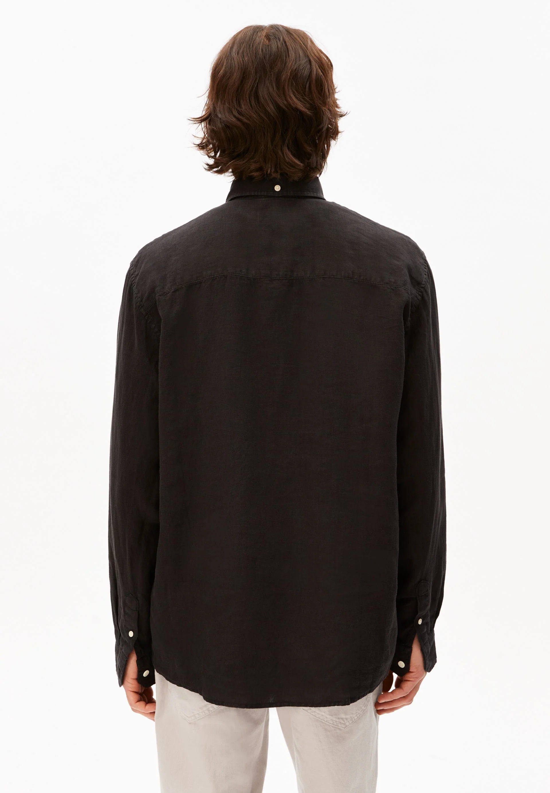 LEINEN-LANGARMHEMD | black - Image 2