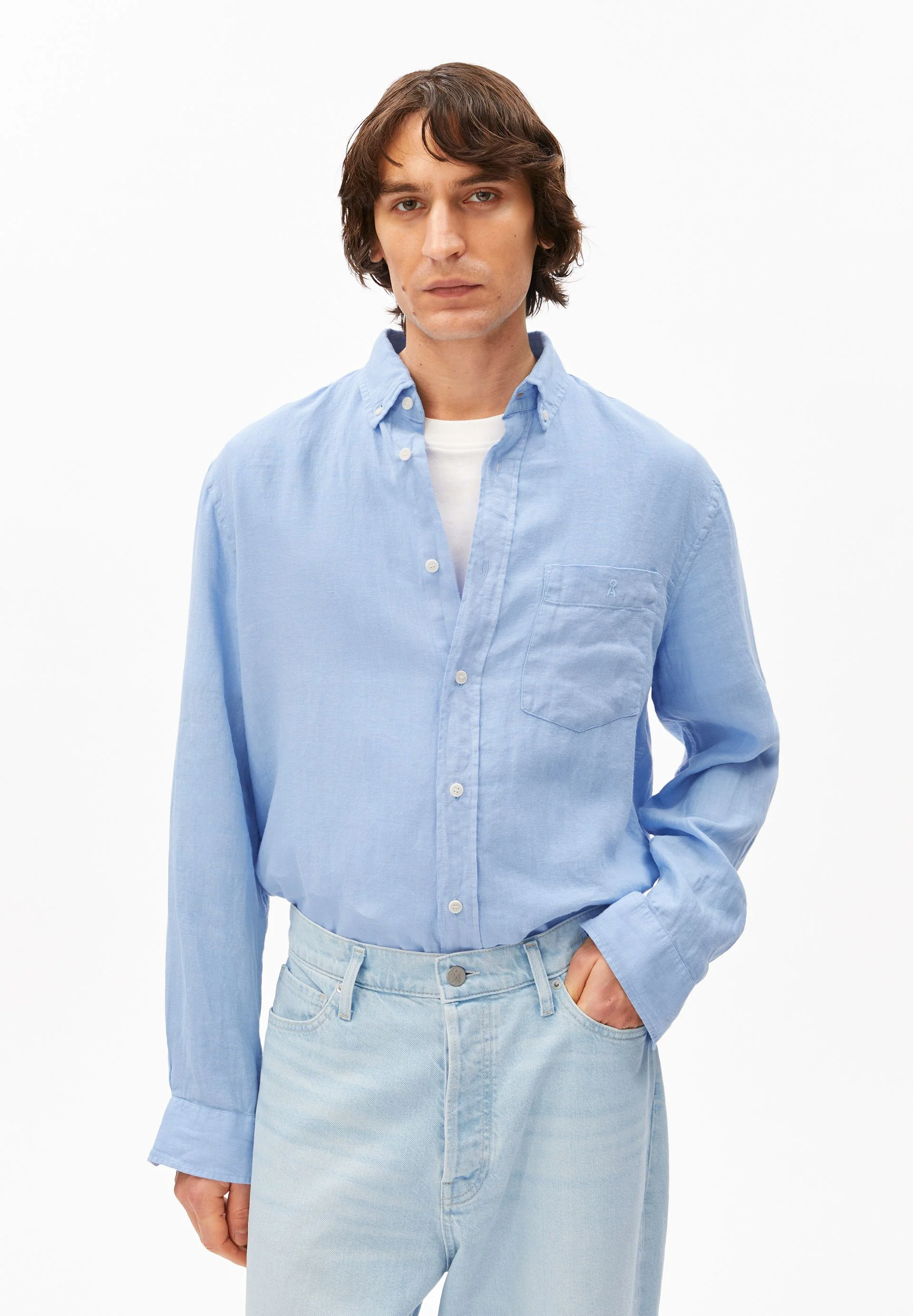 LINEN LONGSLEEVE SHIRT - Image 3