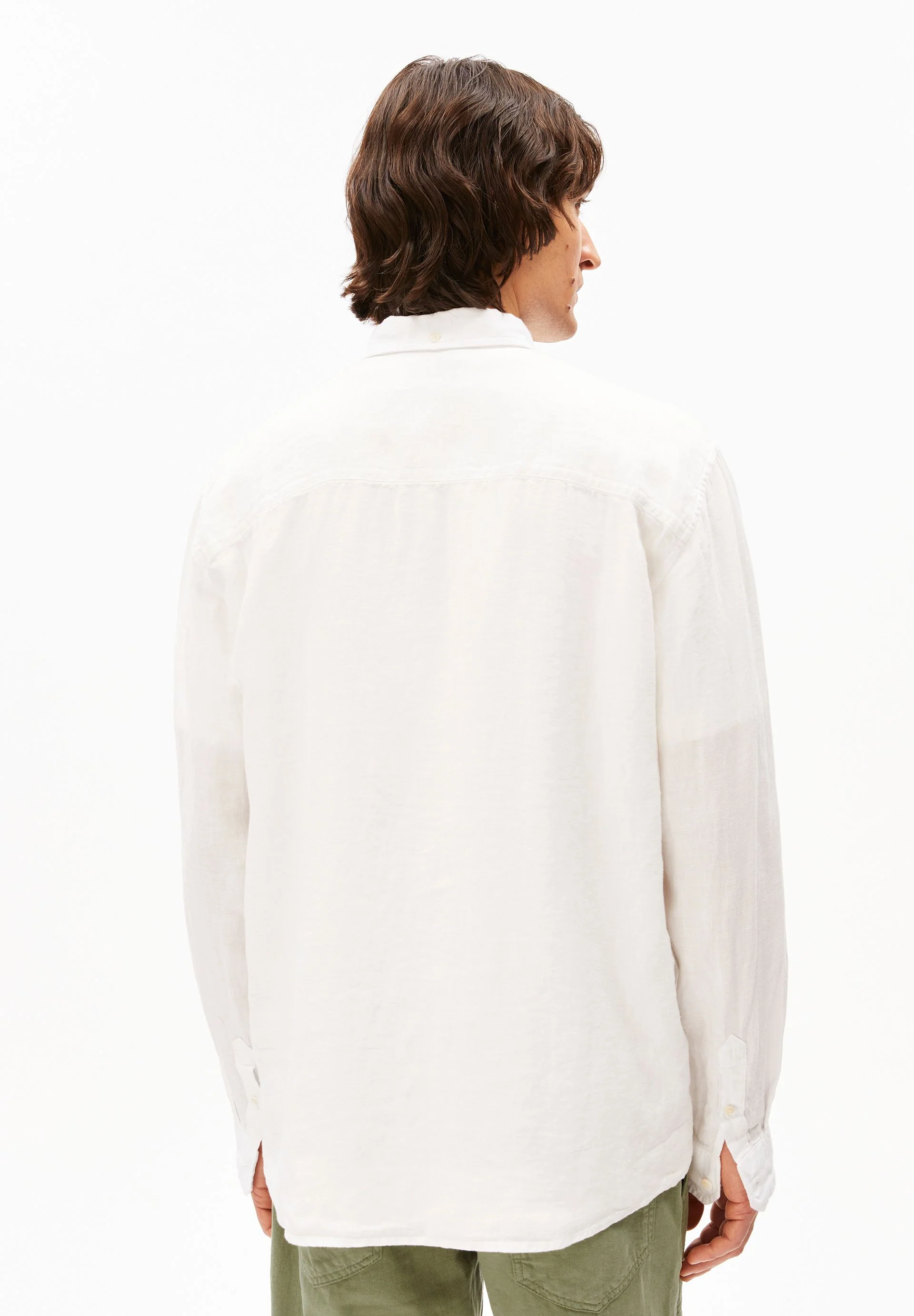 LEINEN-LANGARMHEMD | white - Image 2