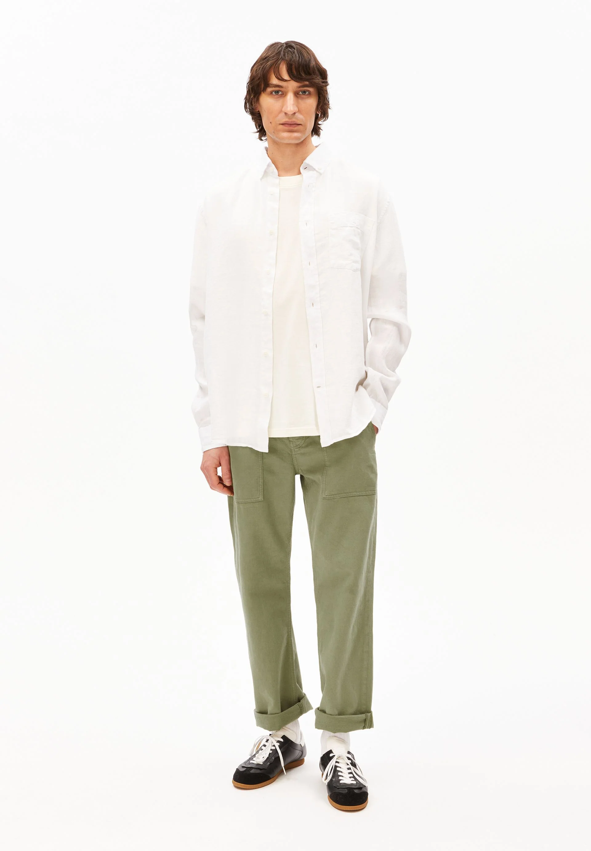 LEINEN-LANGARMHEMD | white - Image 5