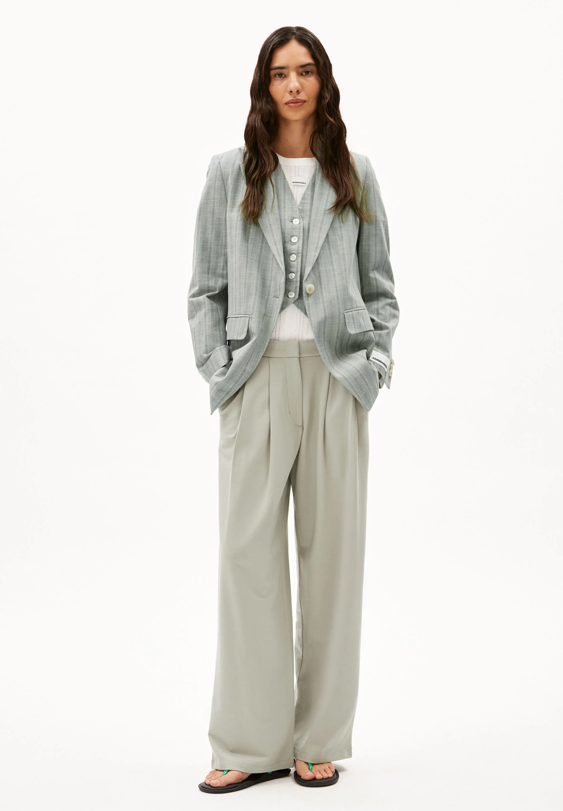 LIRAA LOU WIDELEG | seagreen - Image 5