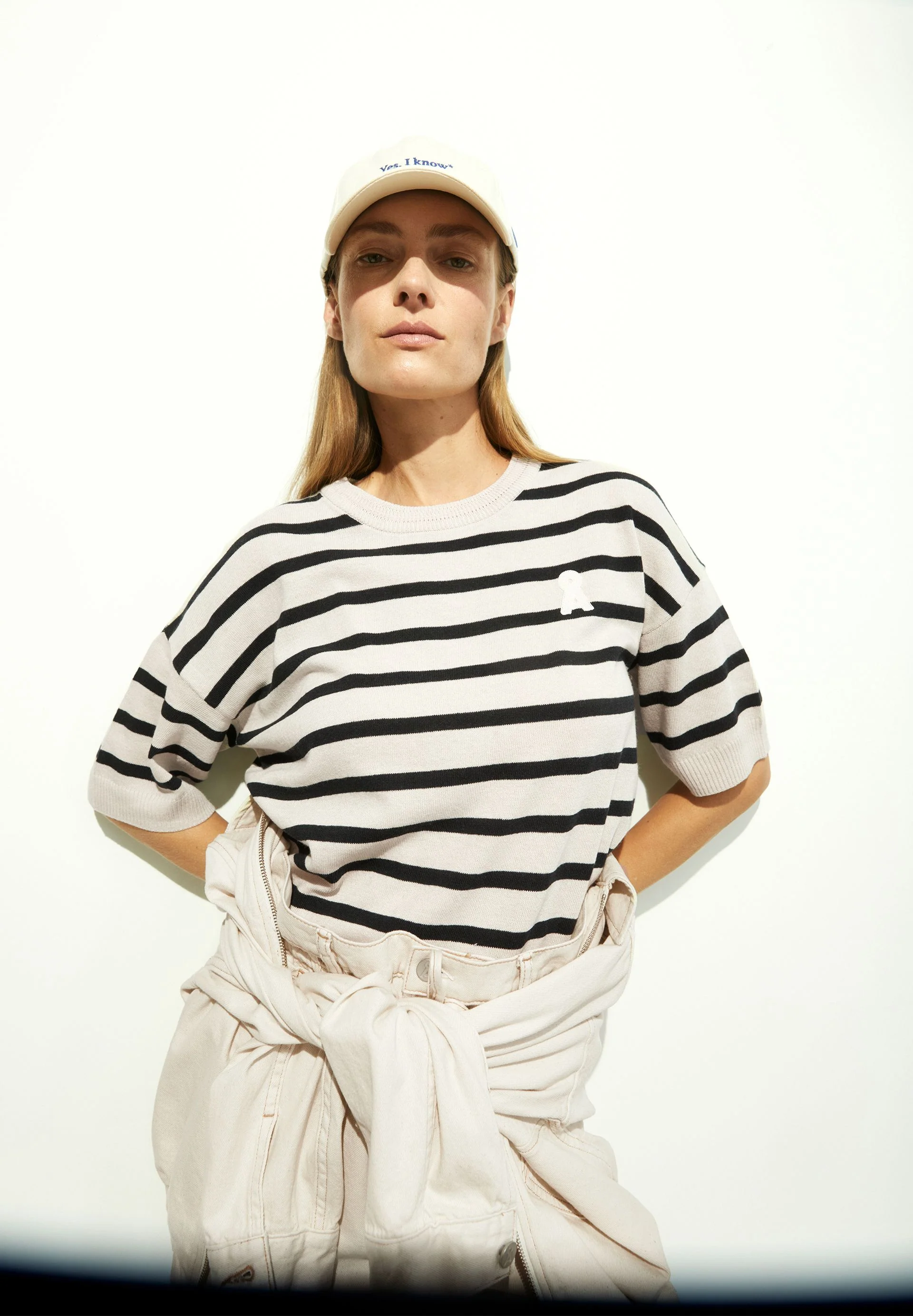 LIZAA LINO STRIPES | raw white-night sky - Image 4