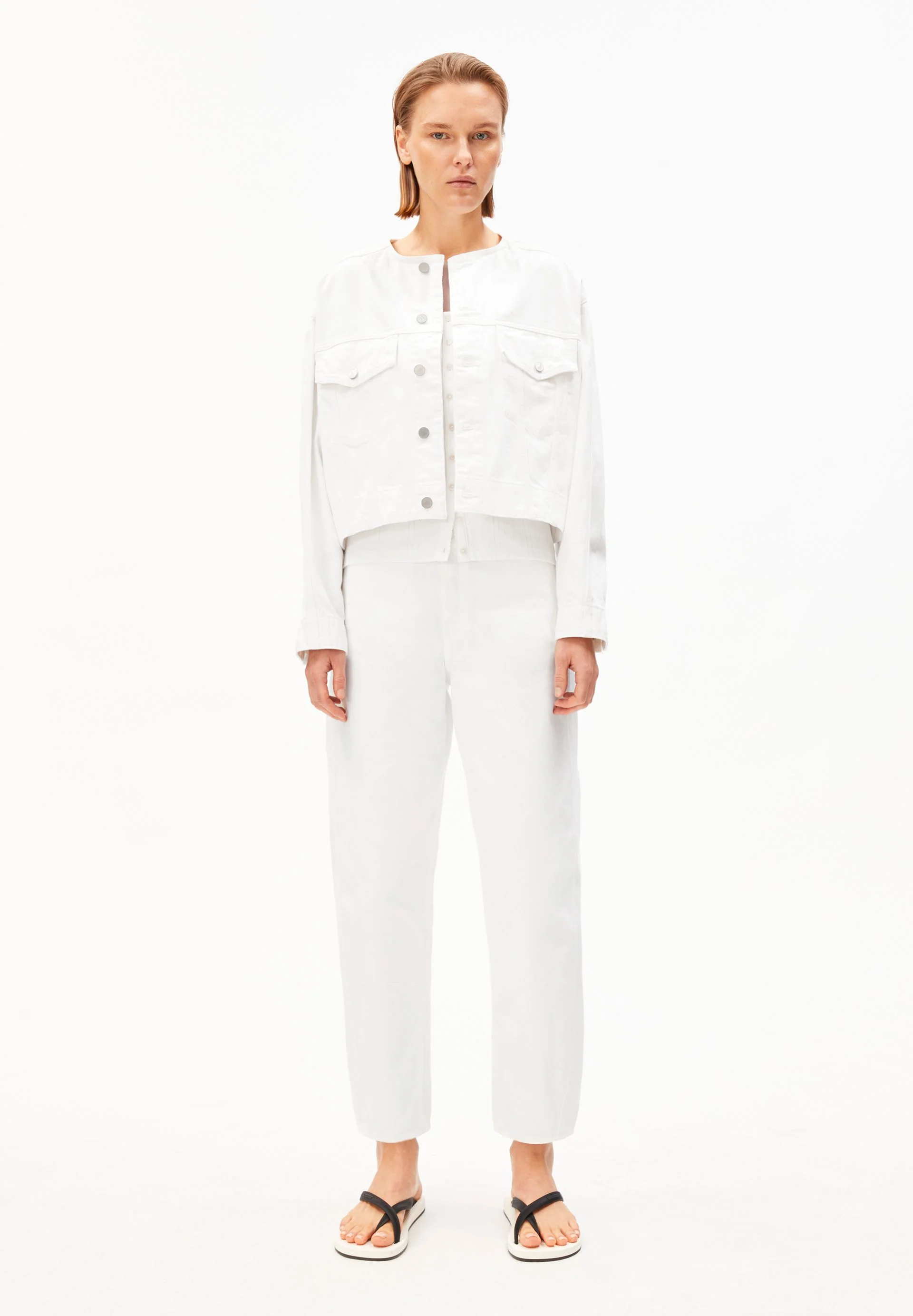 LOCKERE JEANSJACKE | white - Image 5