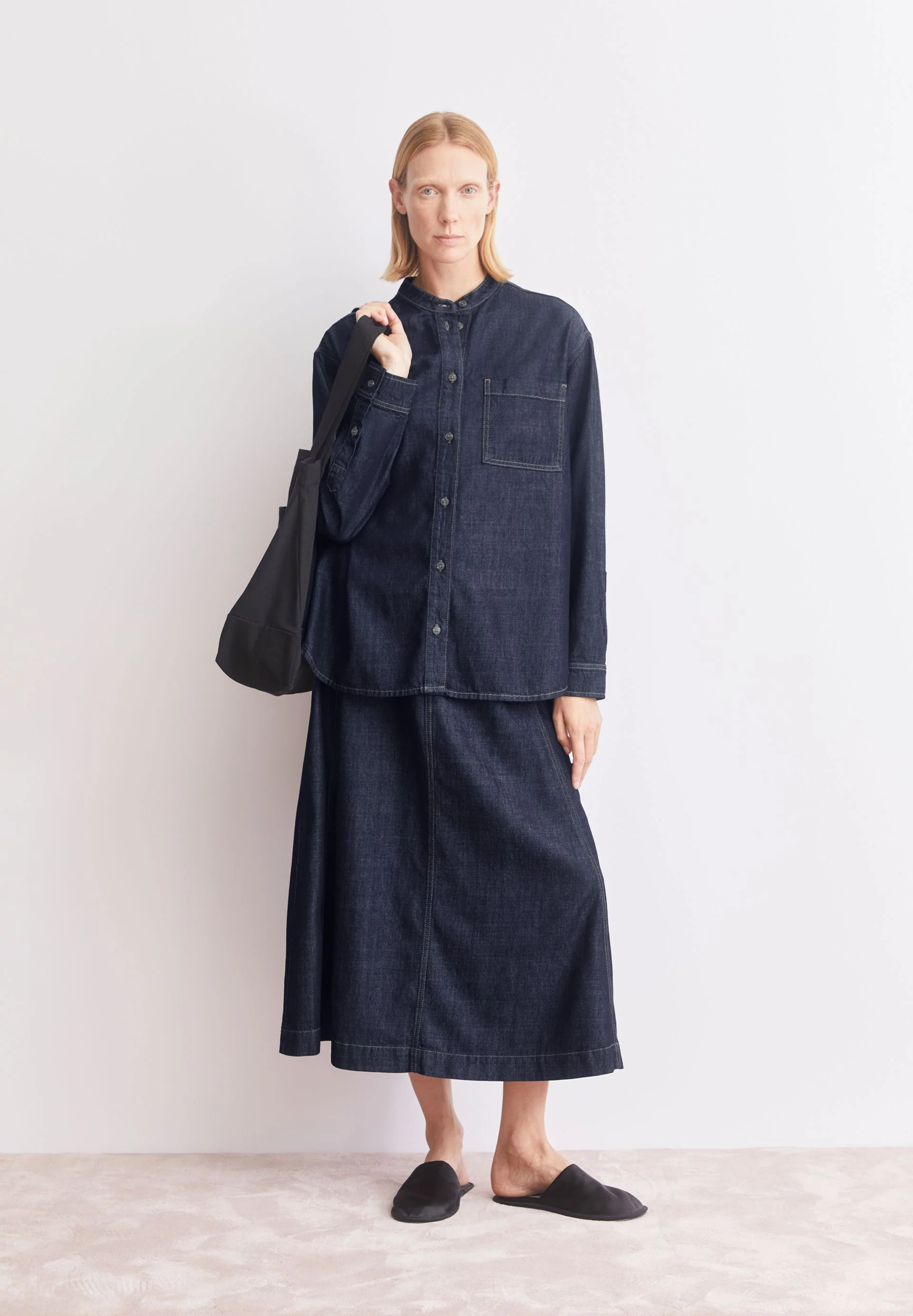WEITE JEANSBLUSE | rinse - Image 4