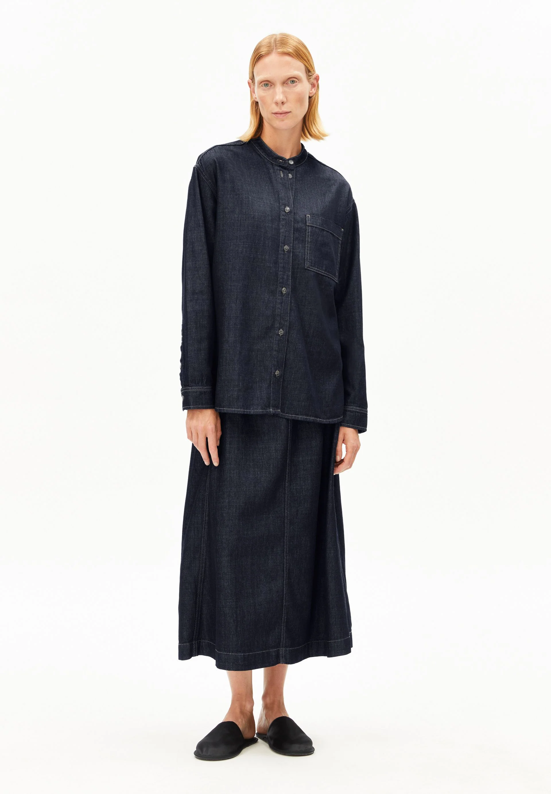 WEITE JEANSBLUSE | rinse - Image 5
