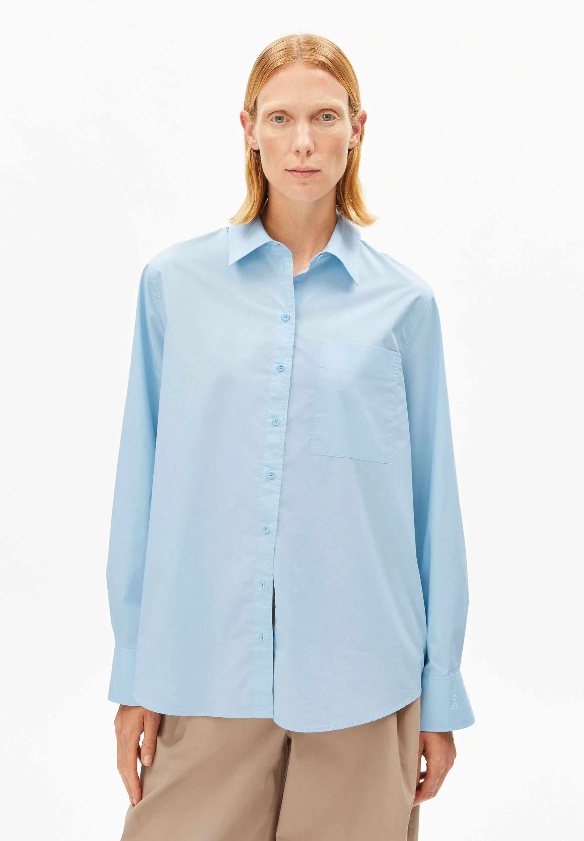 LOOSE POPLIN SHIRT BLOUSE - Image 3