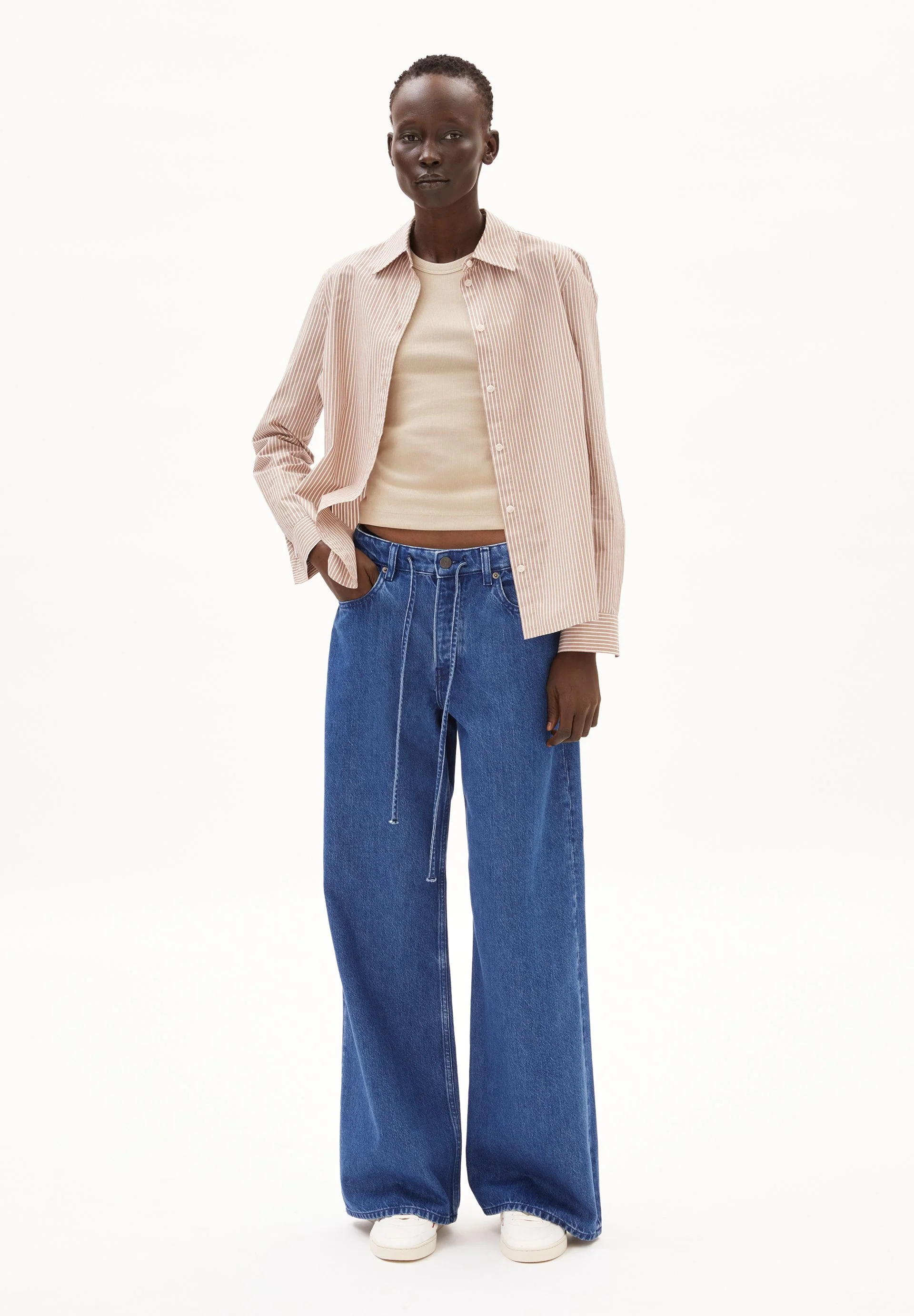 LOUILAA STRIPED | pale umber-light oatmilk - Image 5