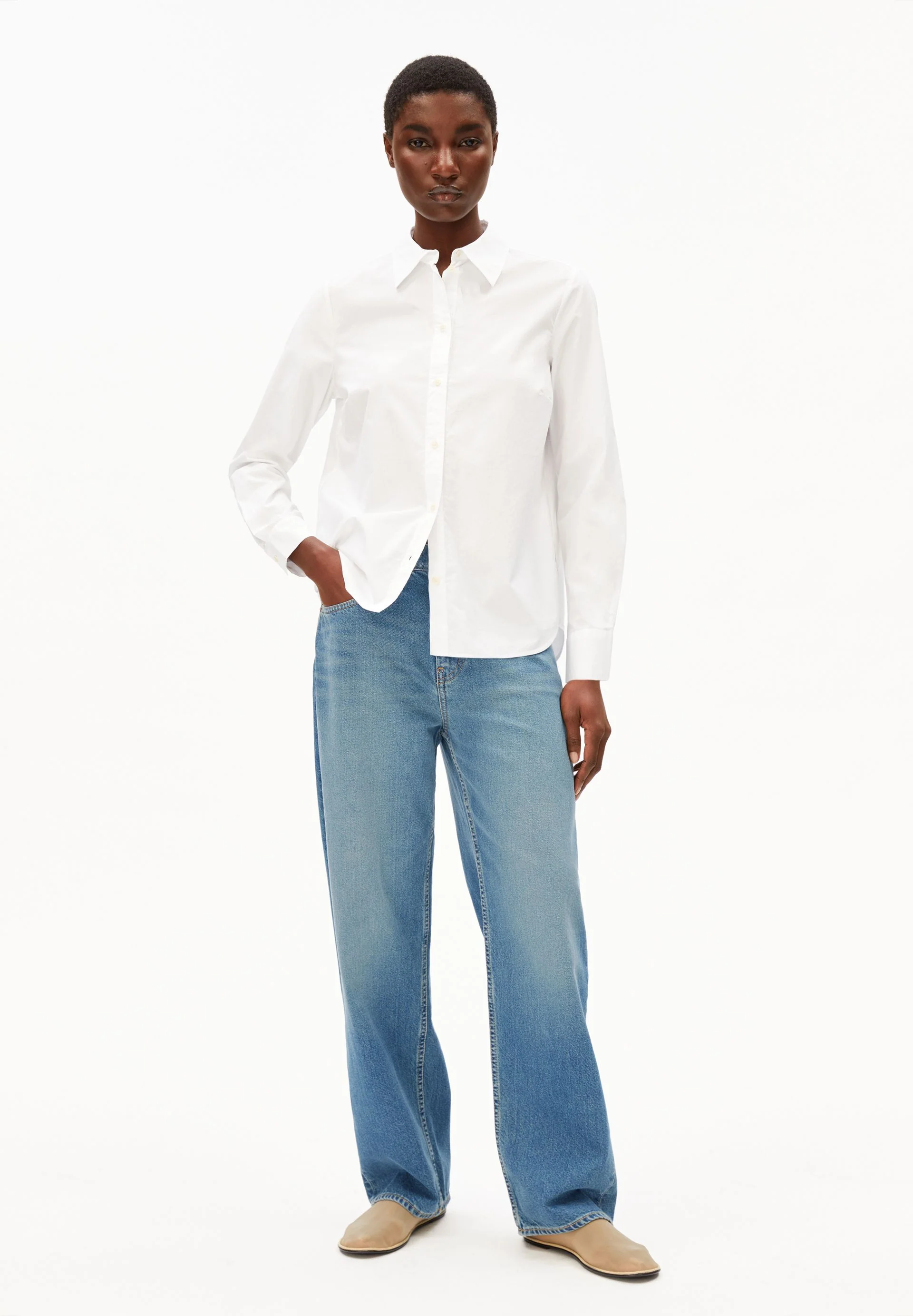 LOUILAA BLUSE | white - Image 5