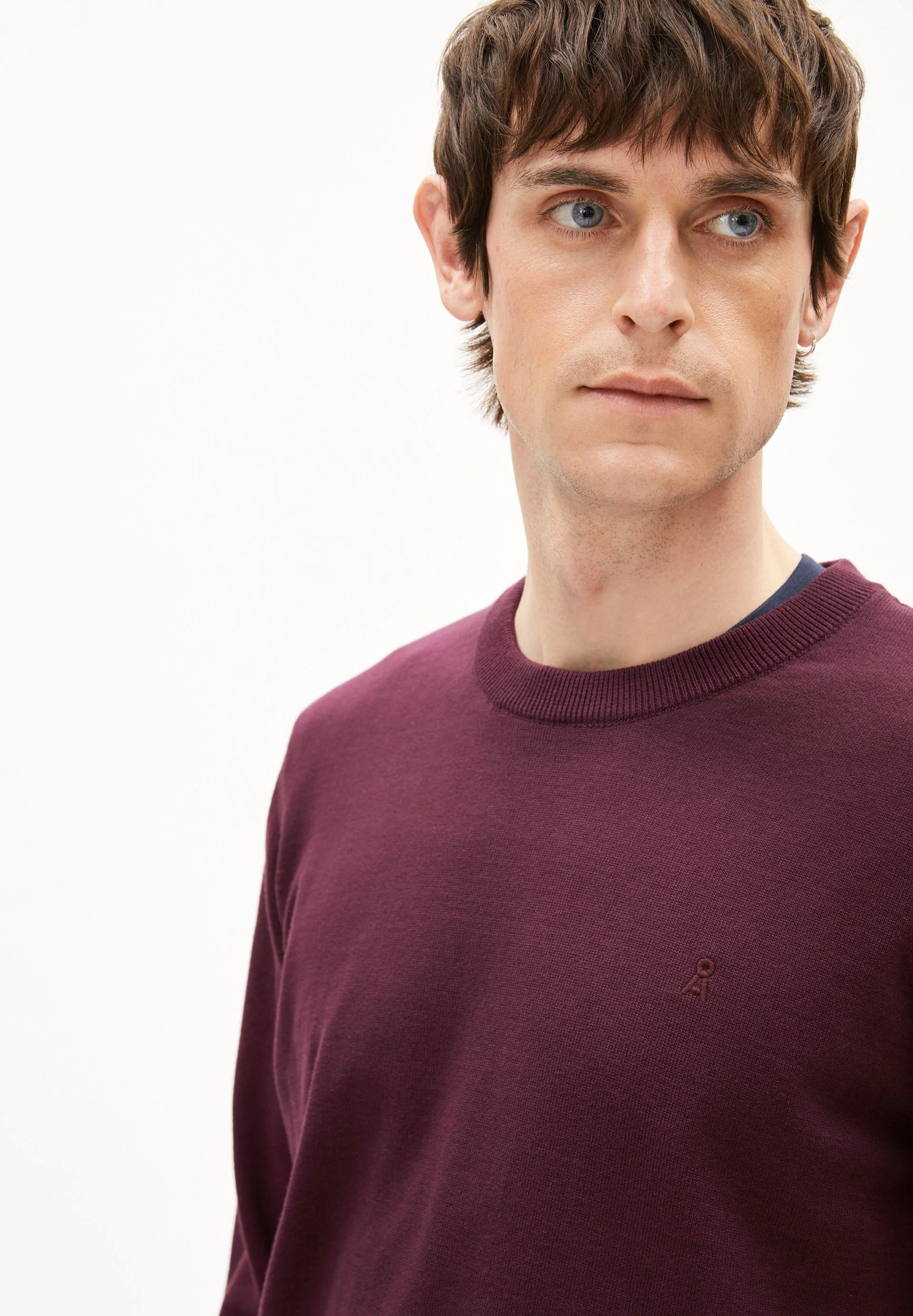 LOUKAA STRICKPULLOVER | dark cranberry - Image 3