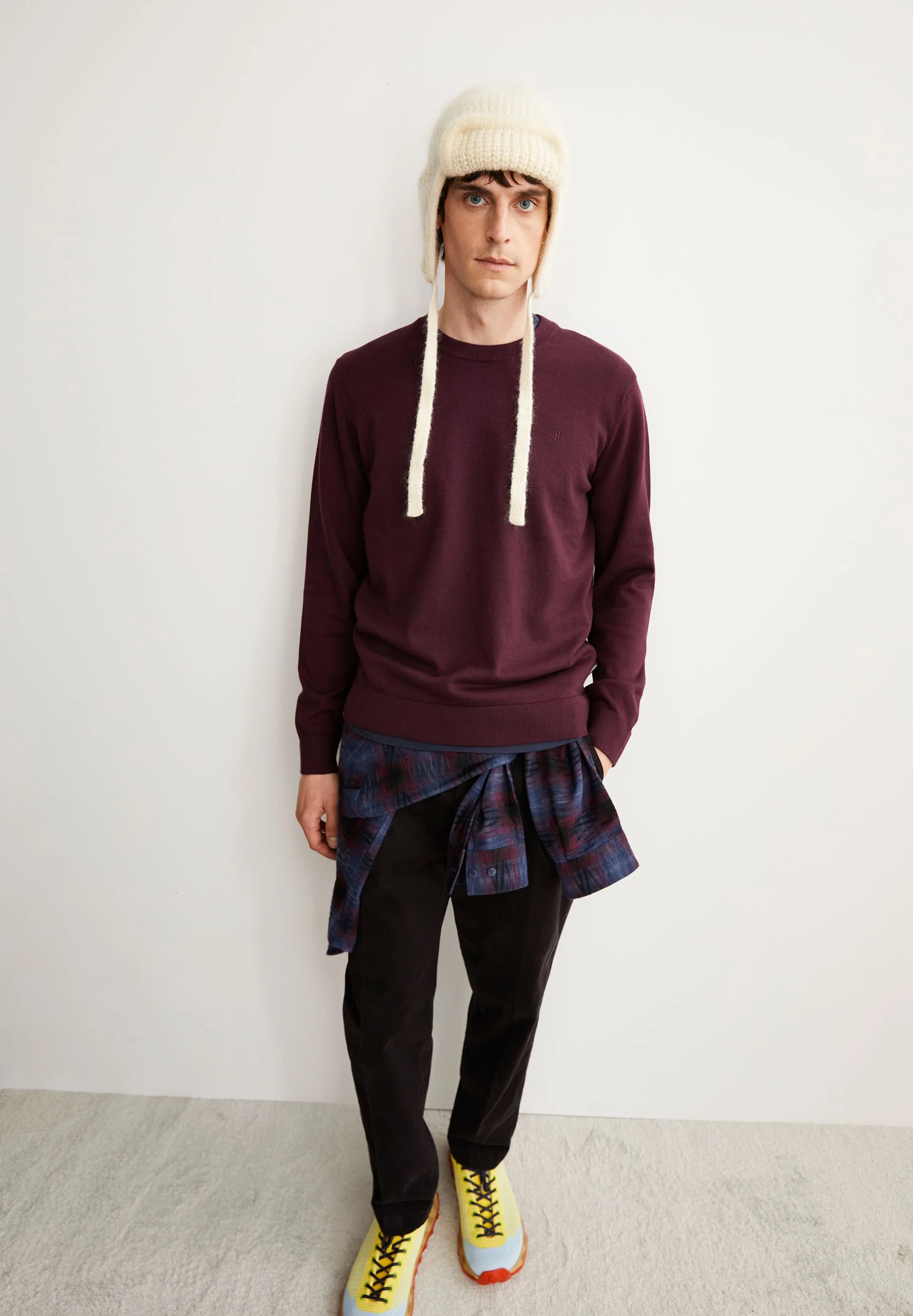 LOUKAA STRICKPULLOVER | dark cranberry - Image 4