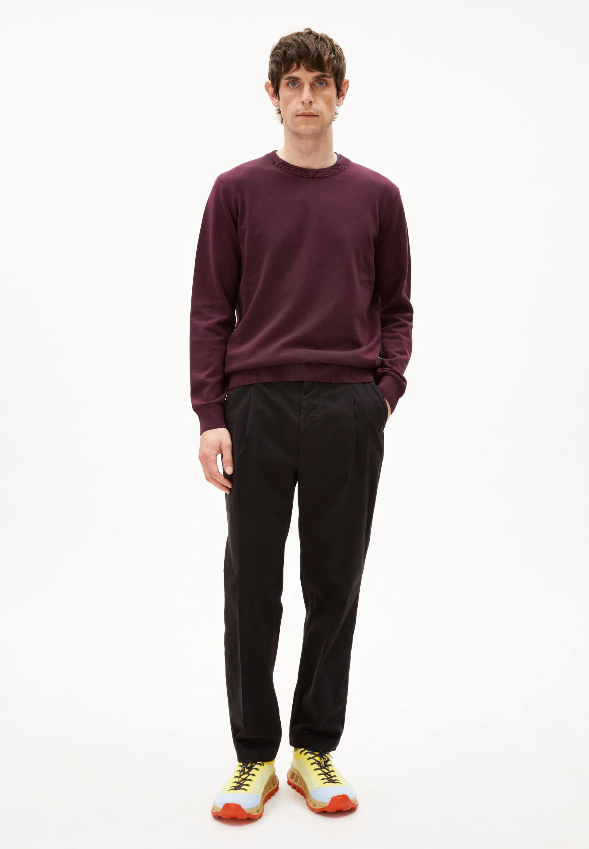 LOUKAA STRICKPULLOVER | dark cranberry - Image 5