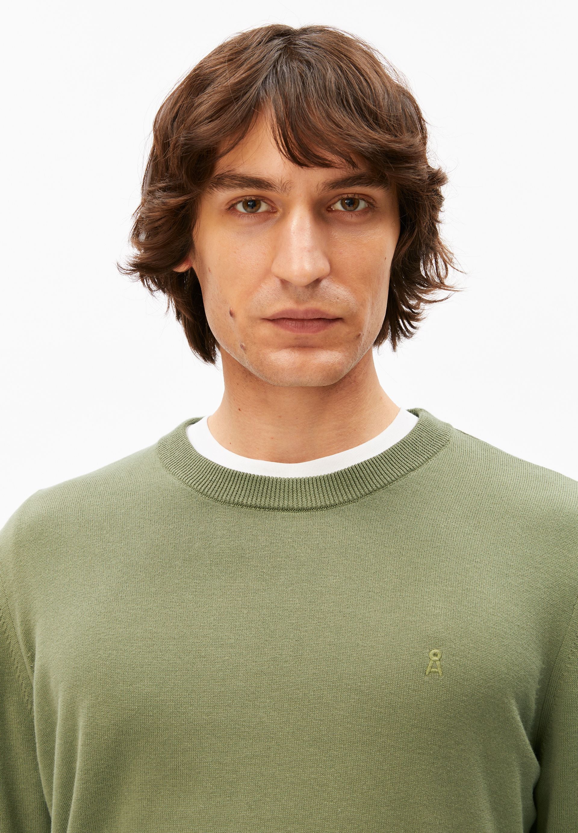 LOUKAA STRICKPULLOVER | fatigue green - Image 3